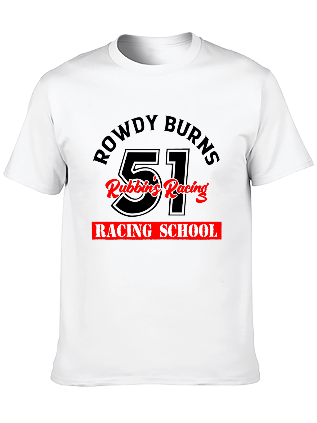 Rowdy Burns Racing School Black Tee