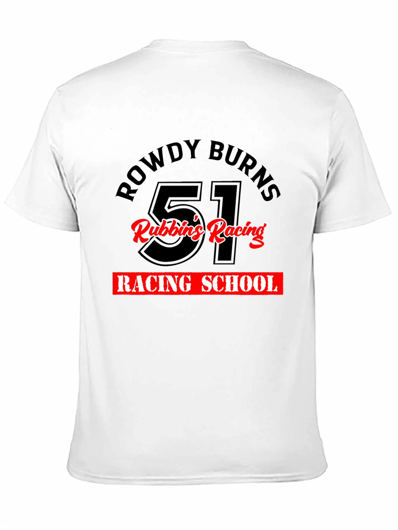 Rowdy Burns Racing School Black Tee