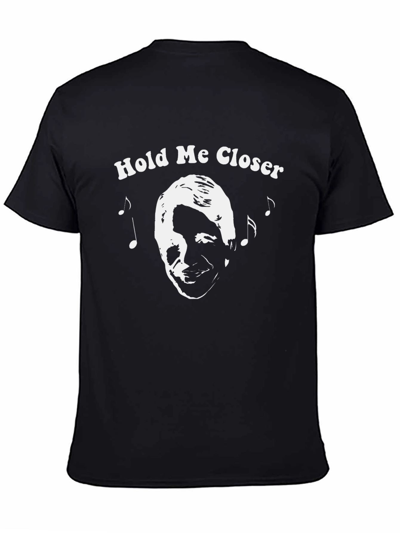 Hold Me Closer Graphic T-Shirt - Black Cotton Tee
