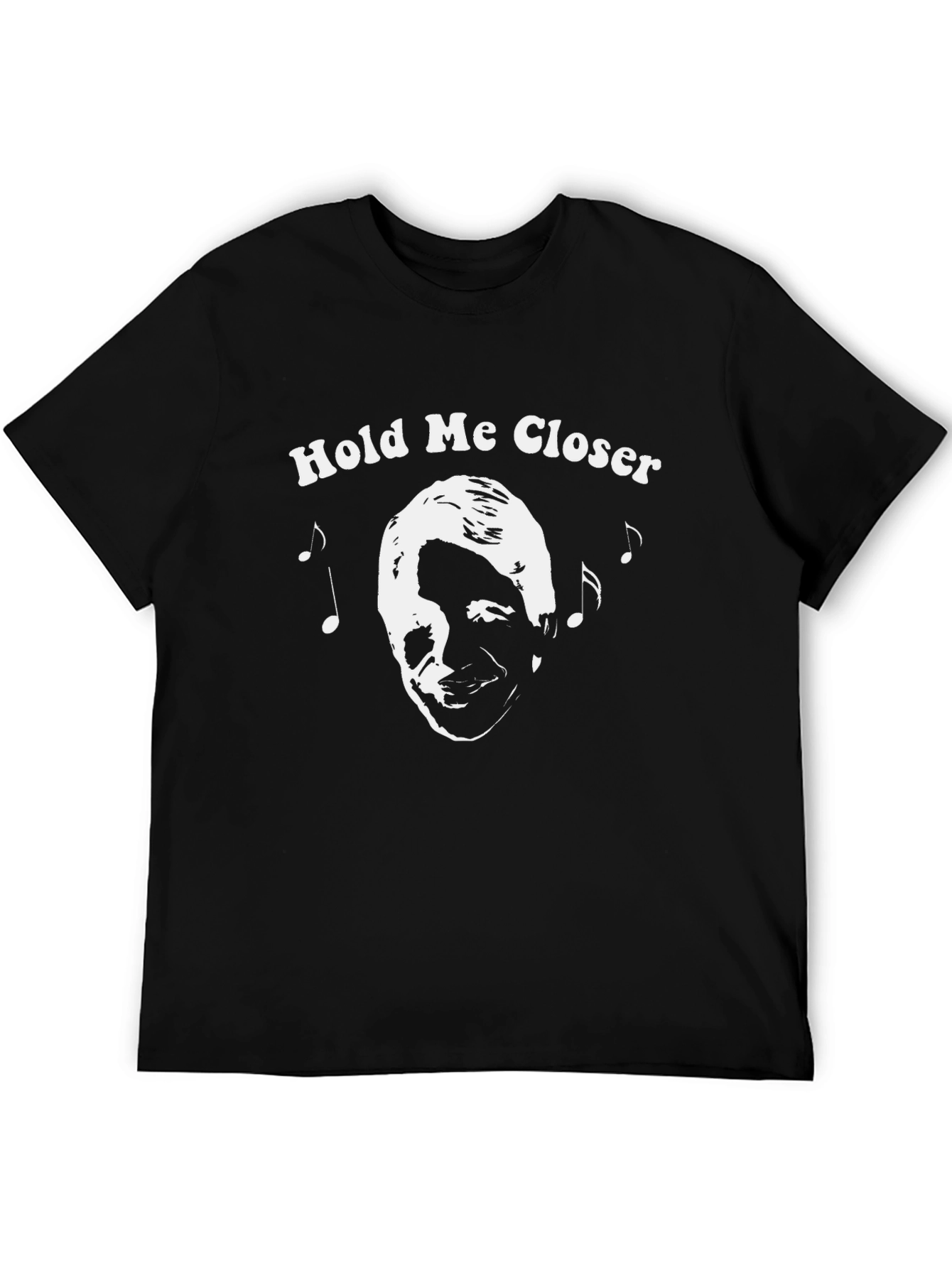 Hold Me Closer Graphic T-Shirt - Black Cotton Tee