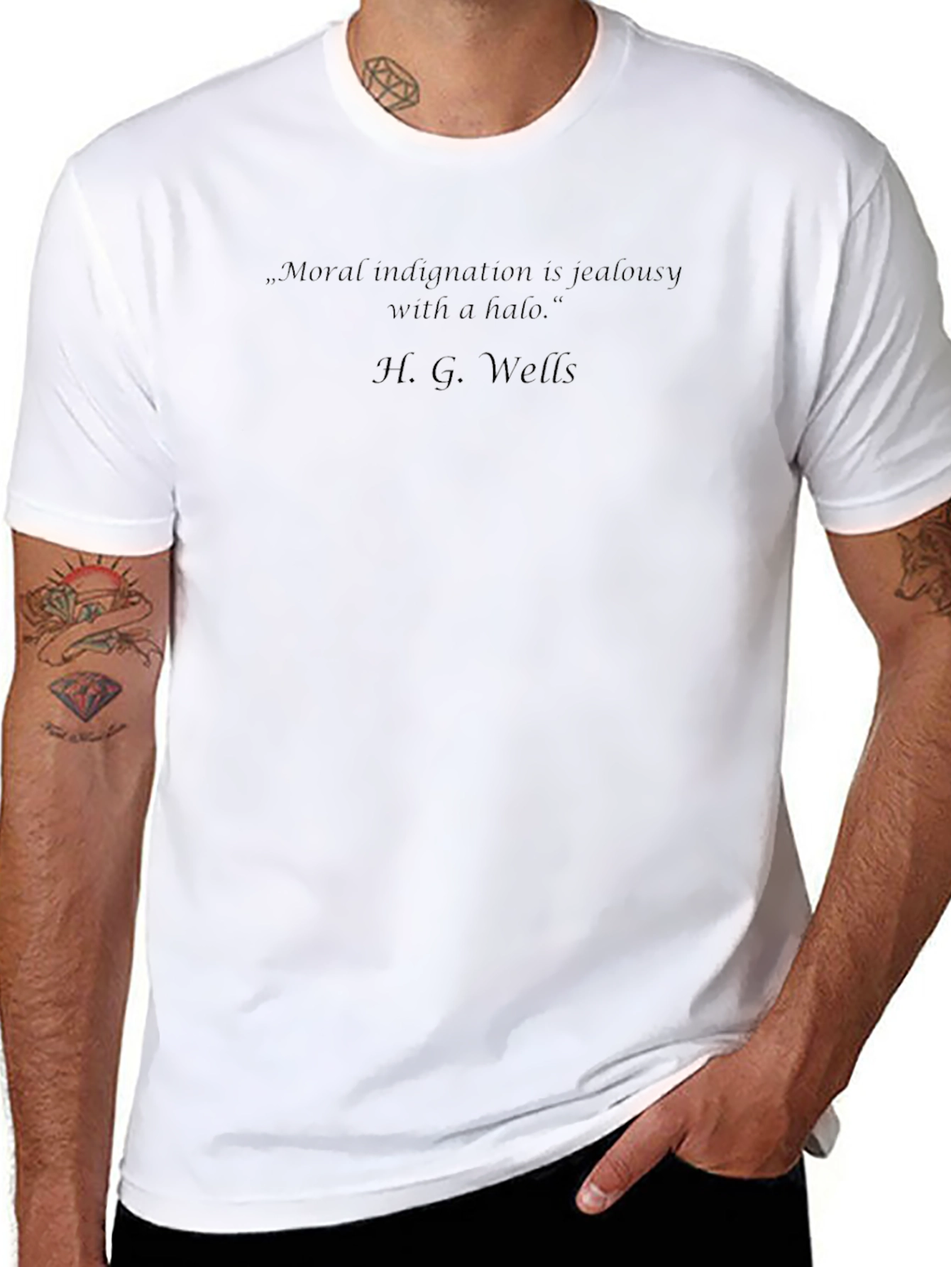 Moral Indignation Quote T-Shirt