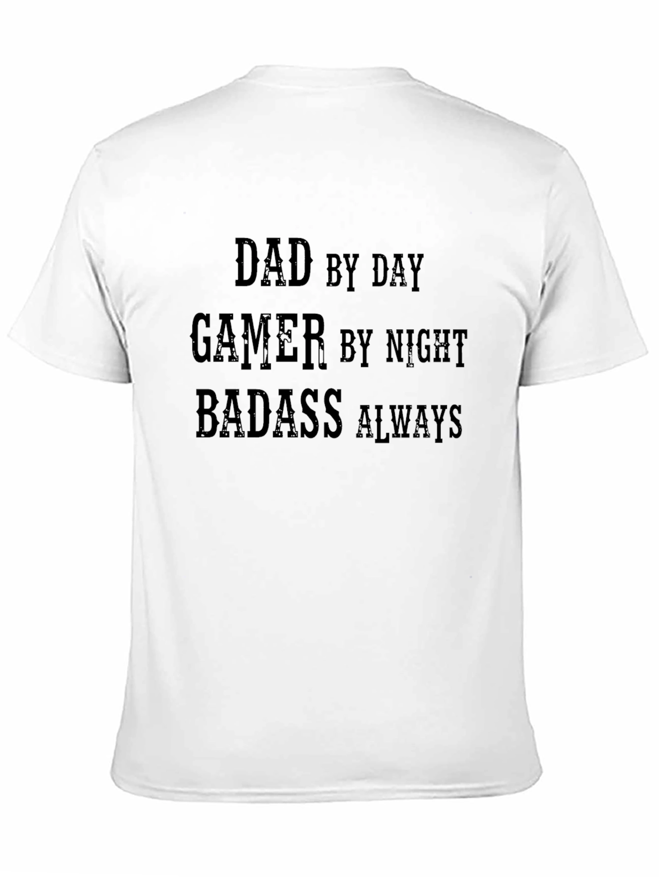 Dad Gamer Badass T-Shirt - Funny Mens Tee