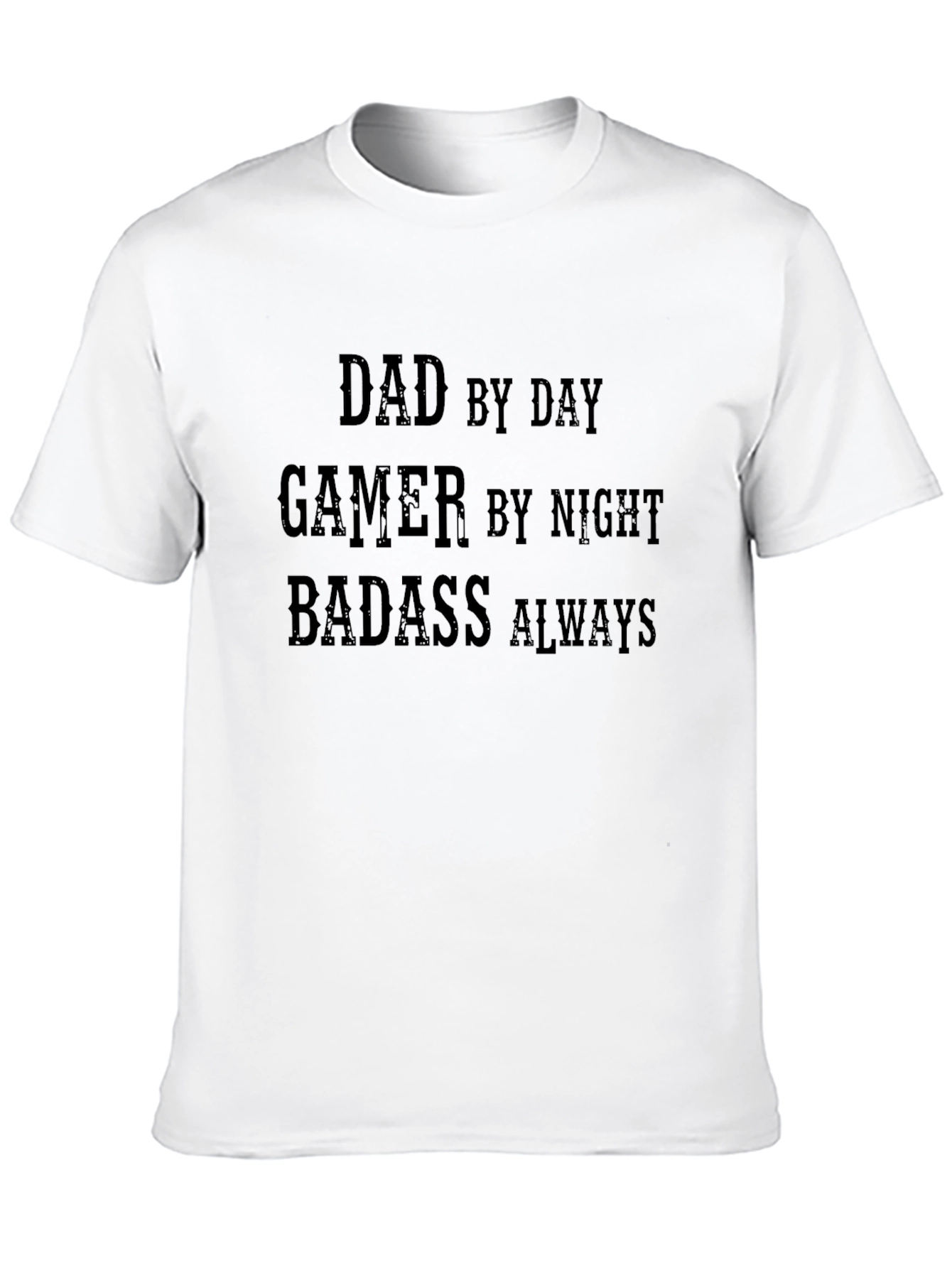 Dad Gamer Badass T-Shirt - Funny Mens Tee