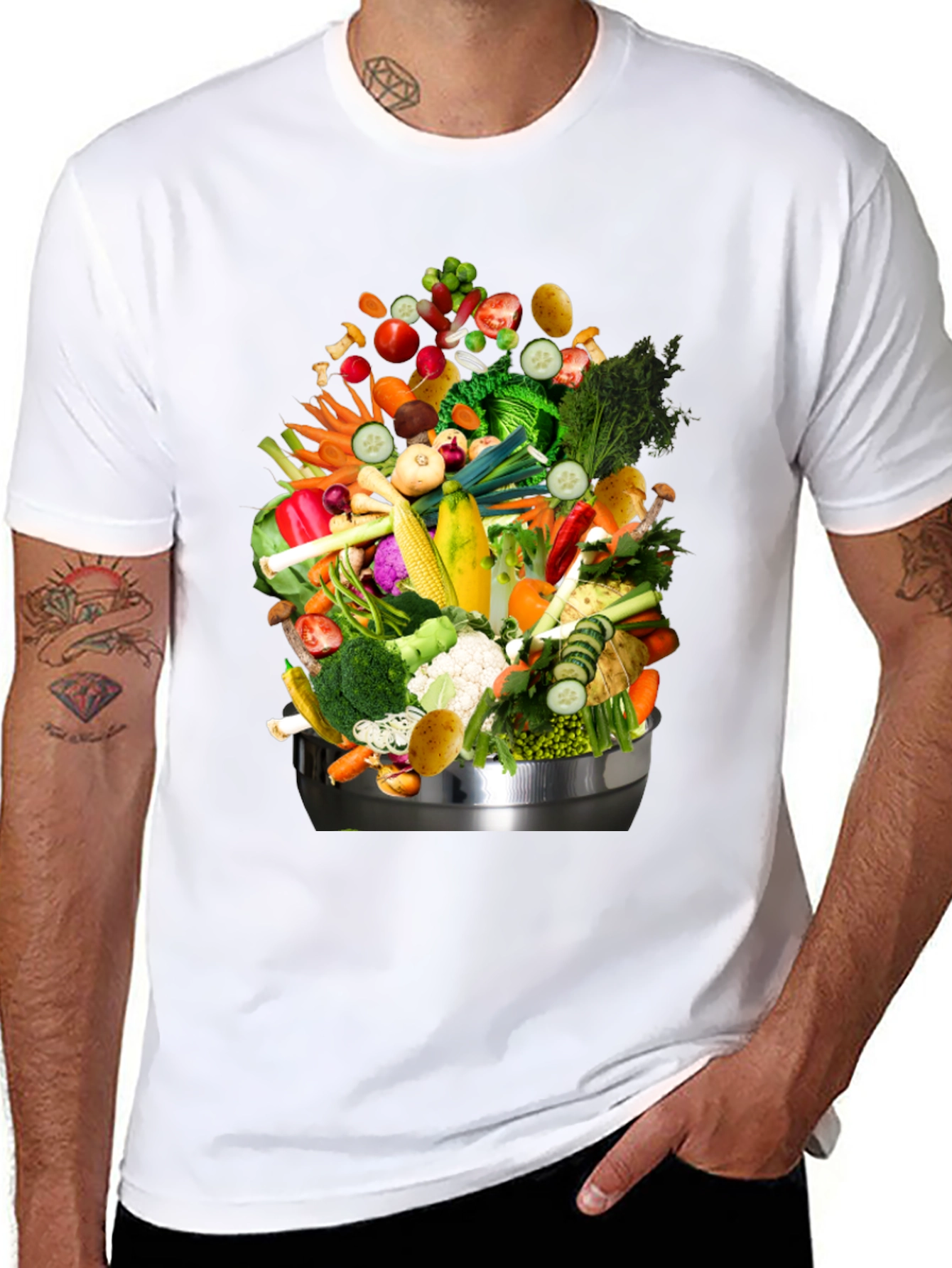 Vegetable Medley Graphic T-Shirt