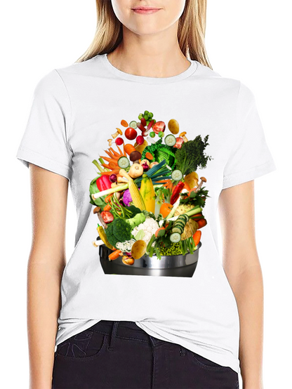 Vegetable Medley Graphic T-Shirt