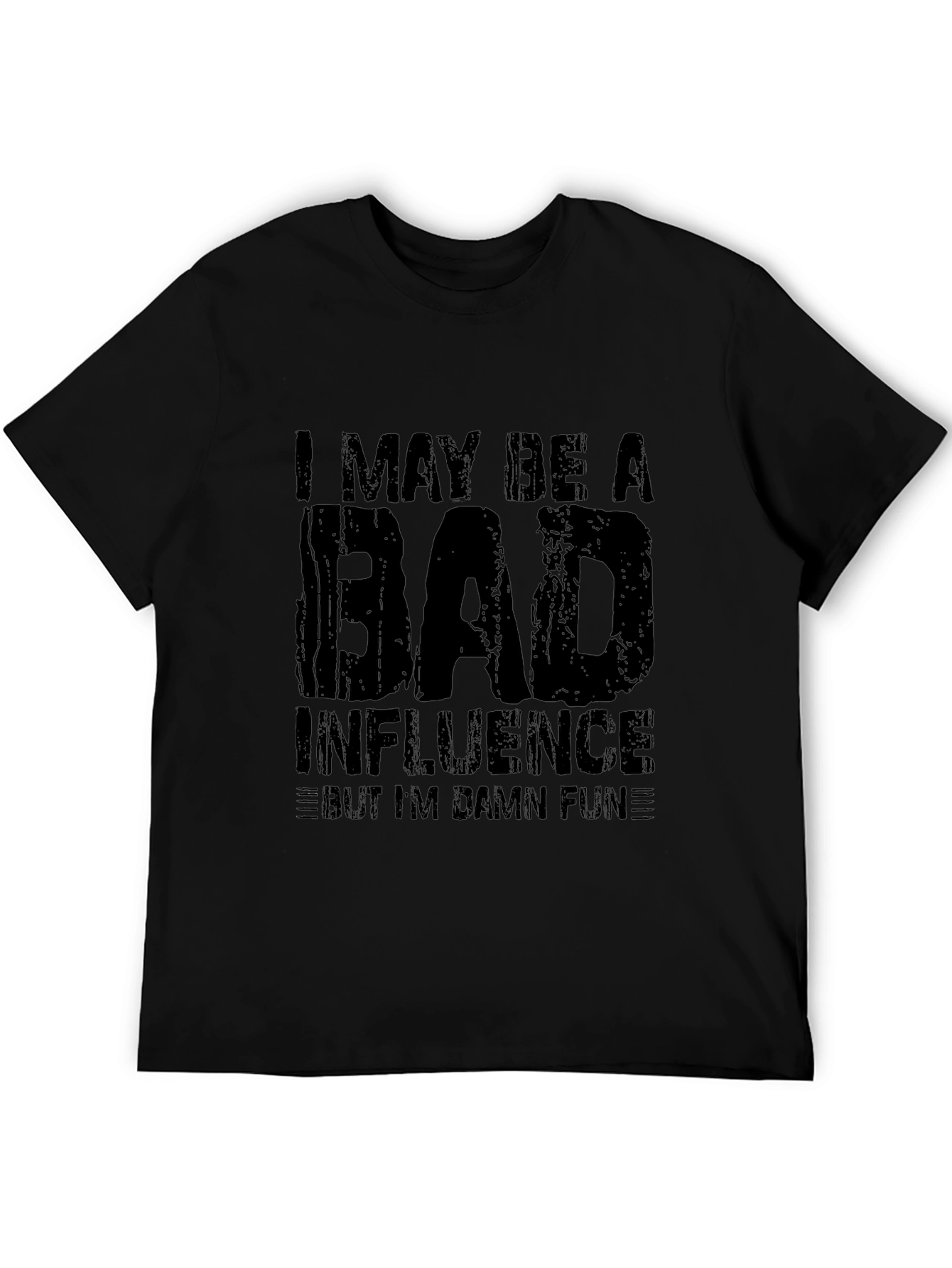 Bad Influence Fun Black T-Shirt