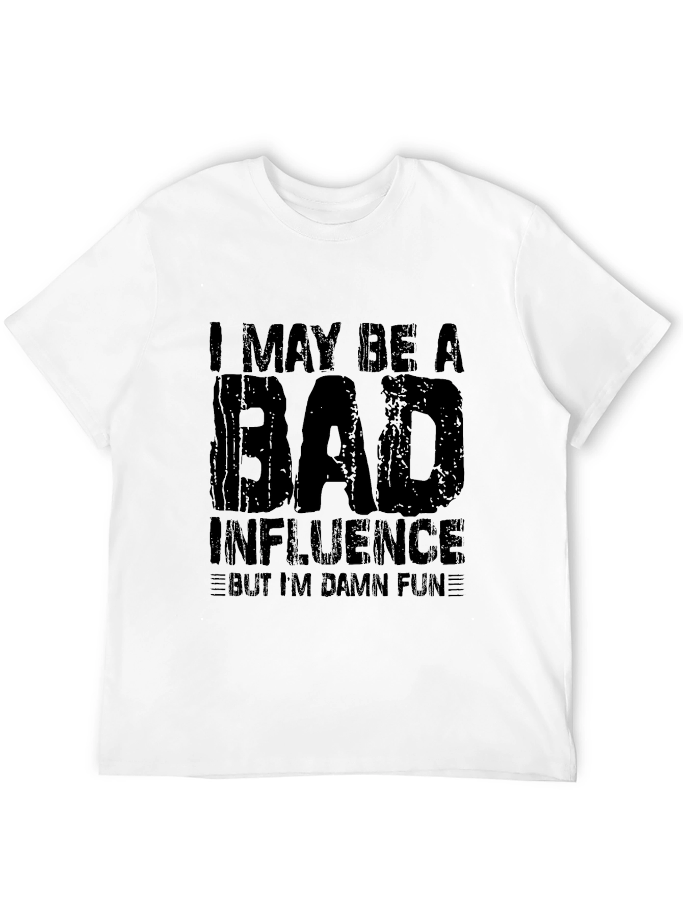 Bad Influence Fun Black T-Shirt