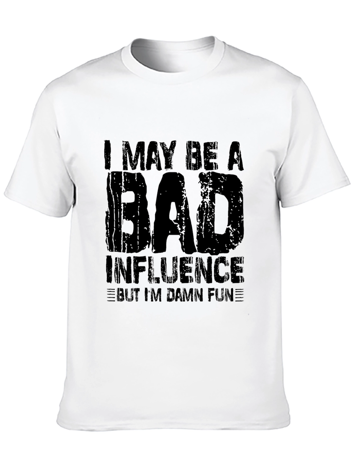 Bad Influence Fun Black T-Shirt