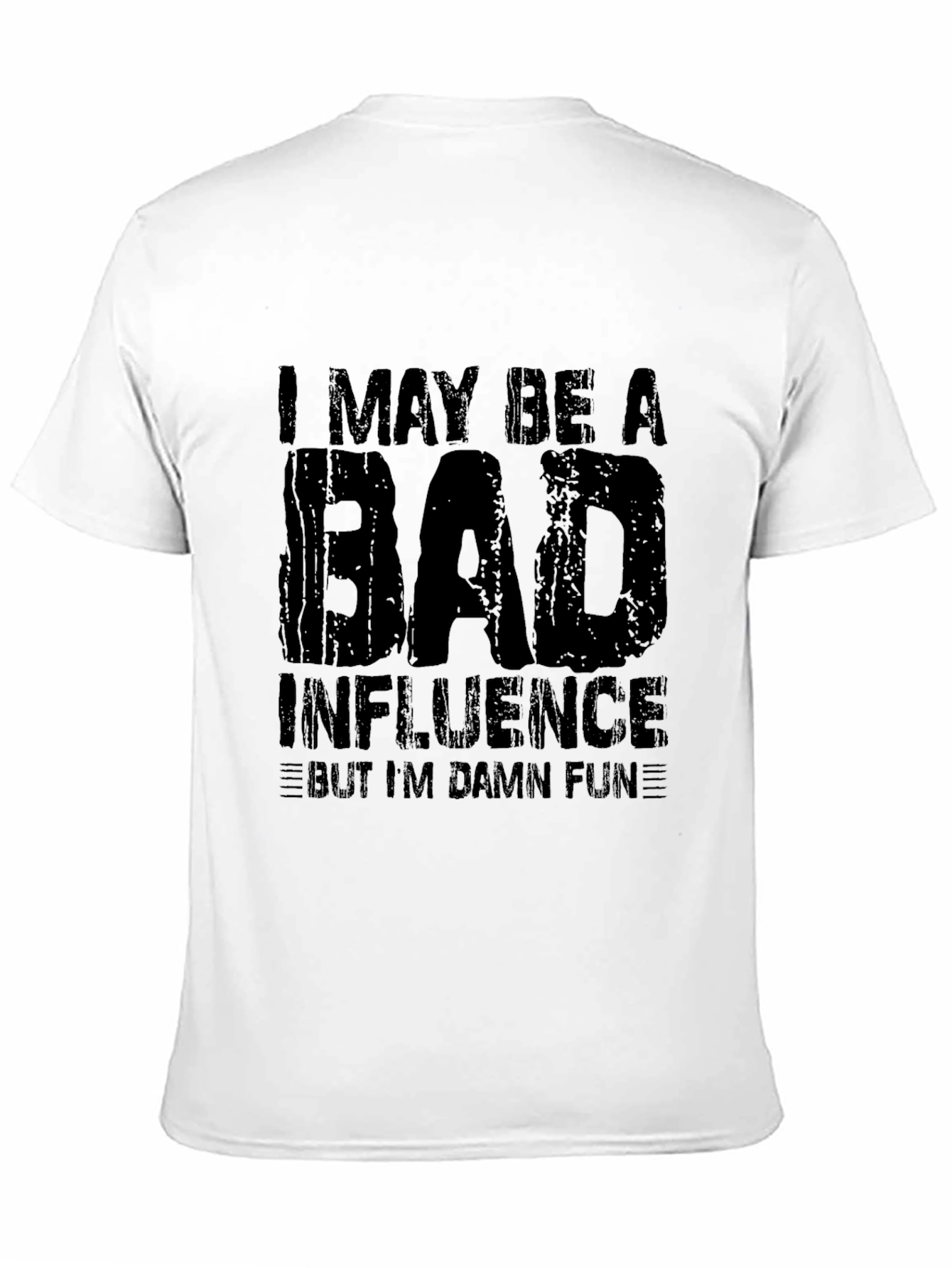 Bad Influence Fun Black T-Shirt