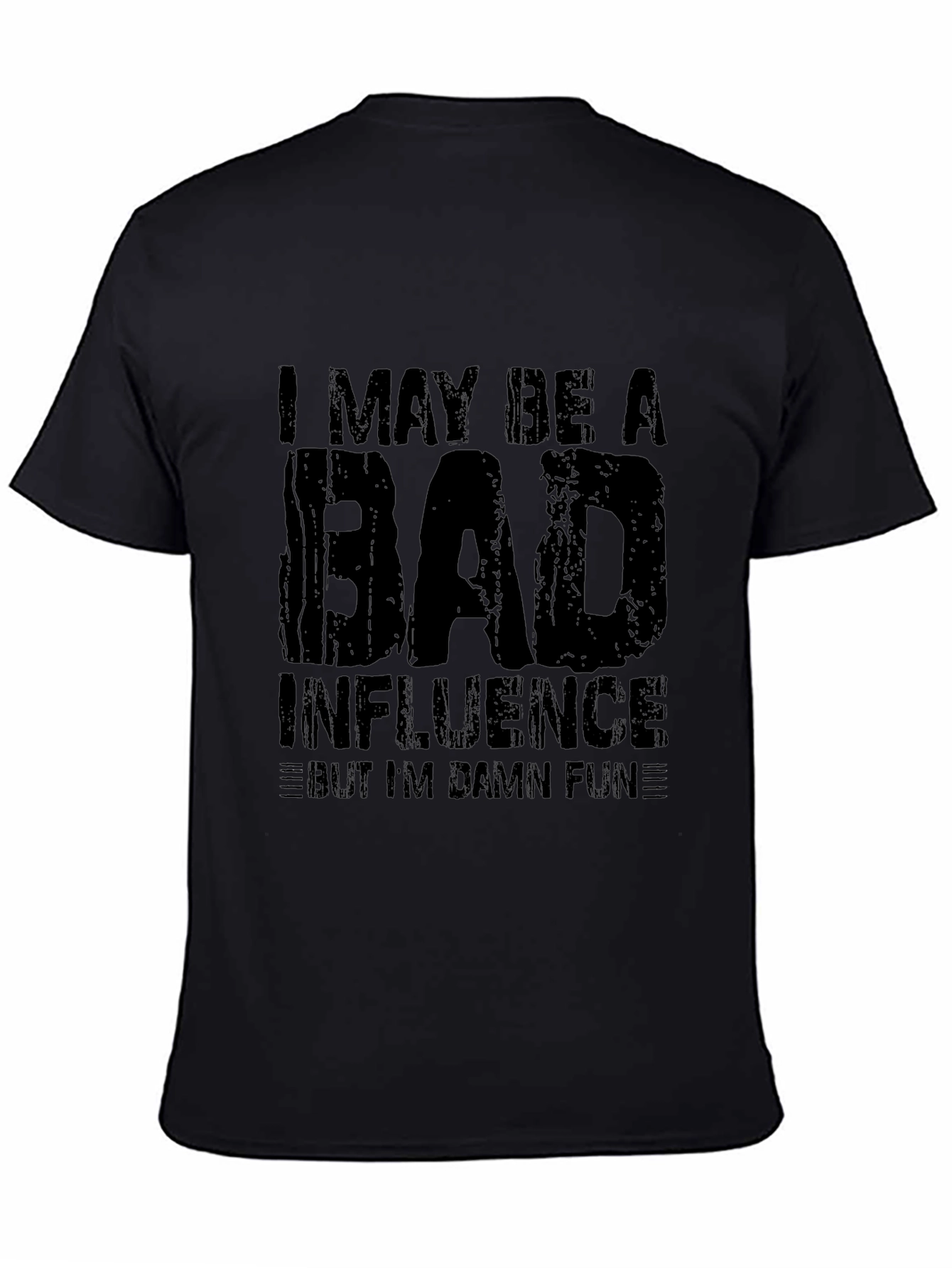Bad Influence Fun Black T-Shirt