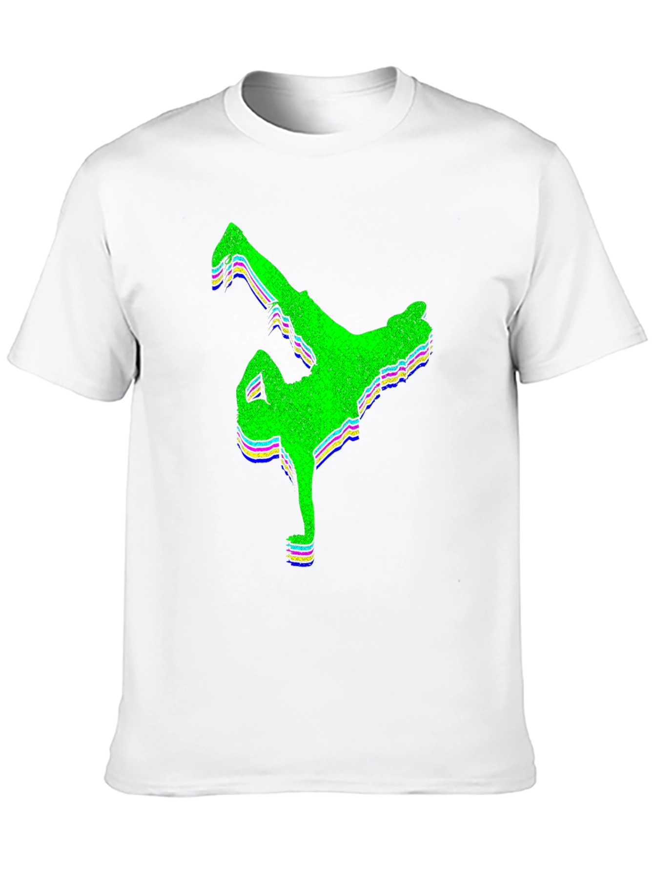 Retro Breakdance Graphic Tee - Black