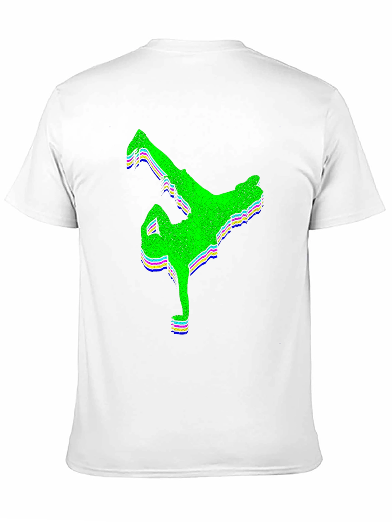 Retro Breakdance Graphic Tee - Black