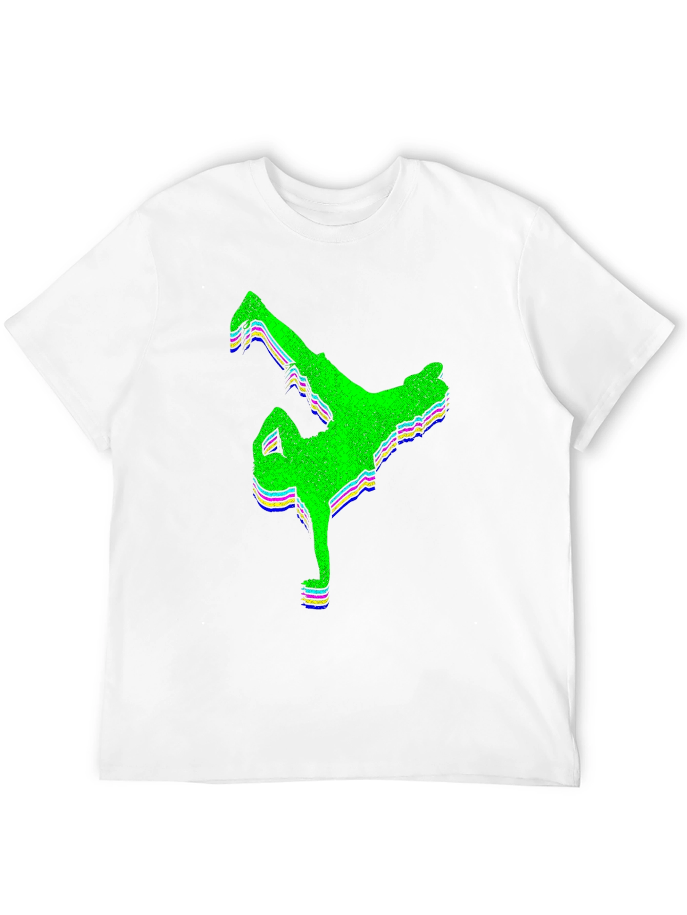 Retro Breakdance Graphic Tee - Black