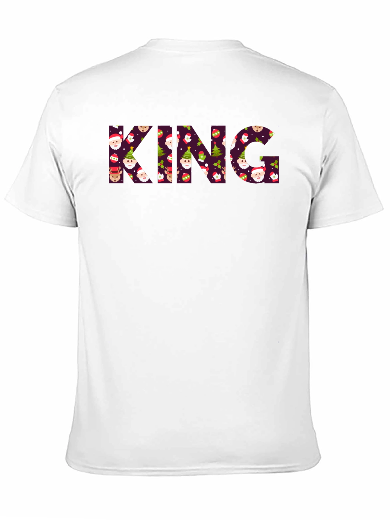 King Christmas Pattern T-Shirt
