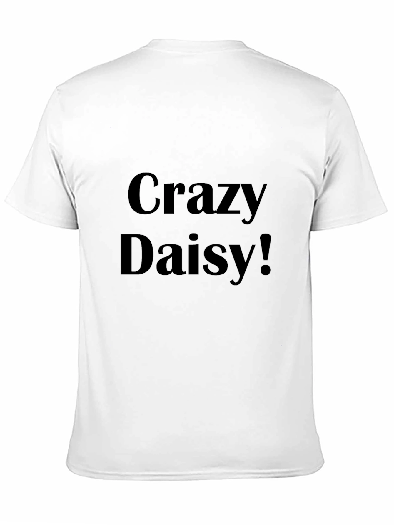 Crazy Daisy Graphic Tee - Black Casual Shirt