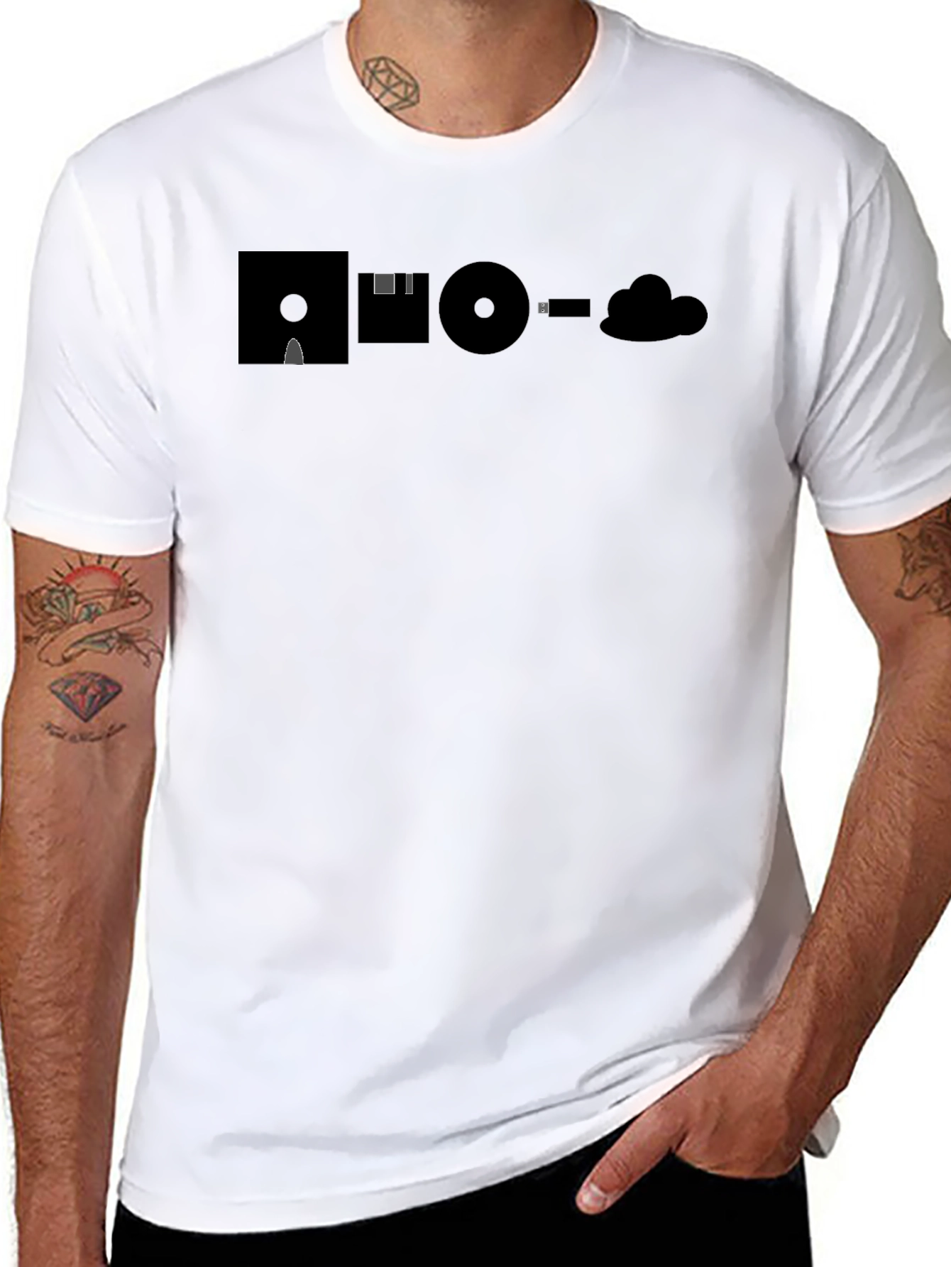 Tech Evolution Black T-Shirt