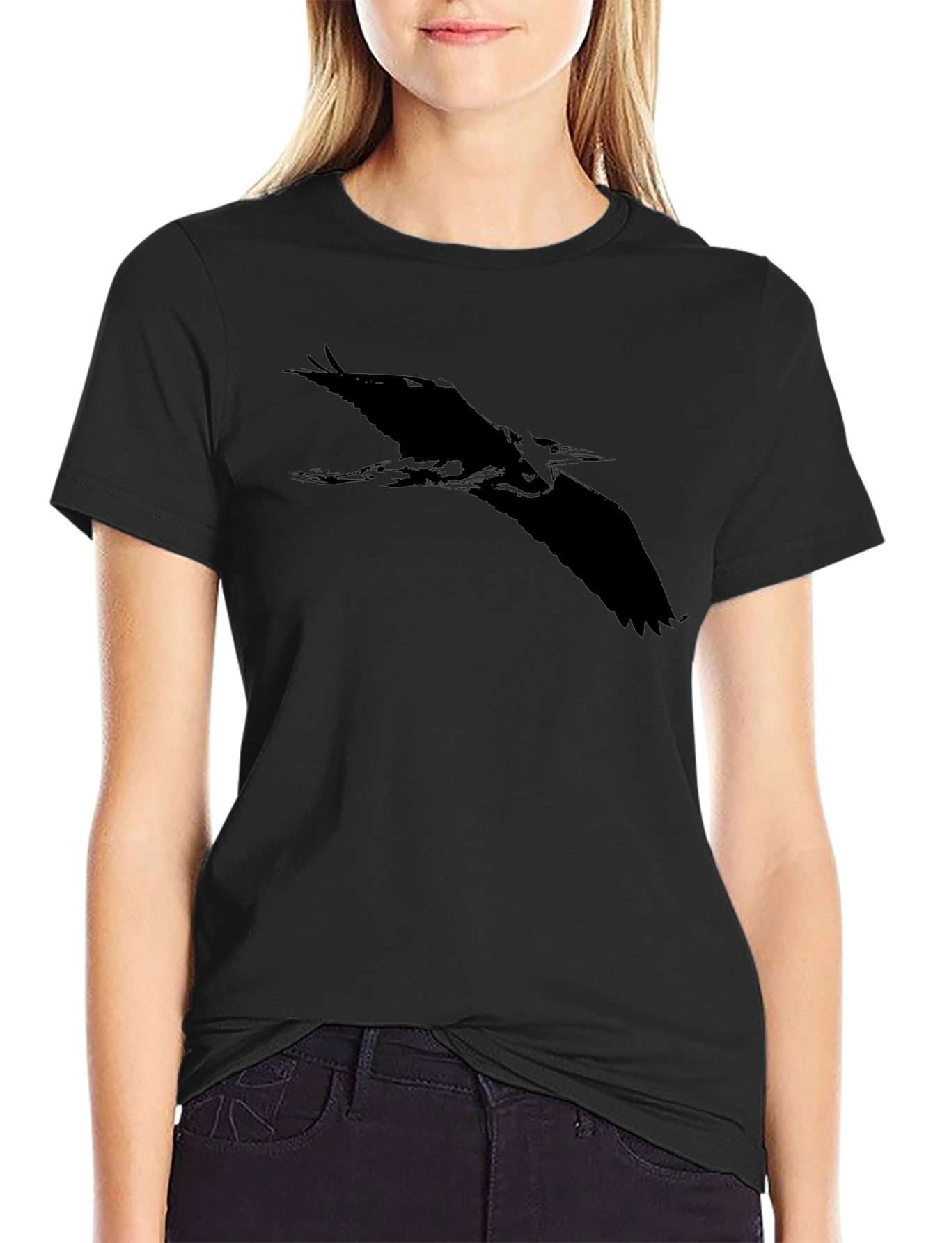 Black Heron Graphic Tee - Mens Short Sleeve