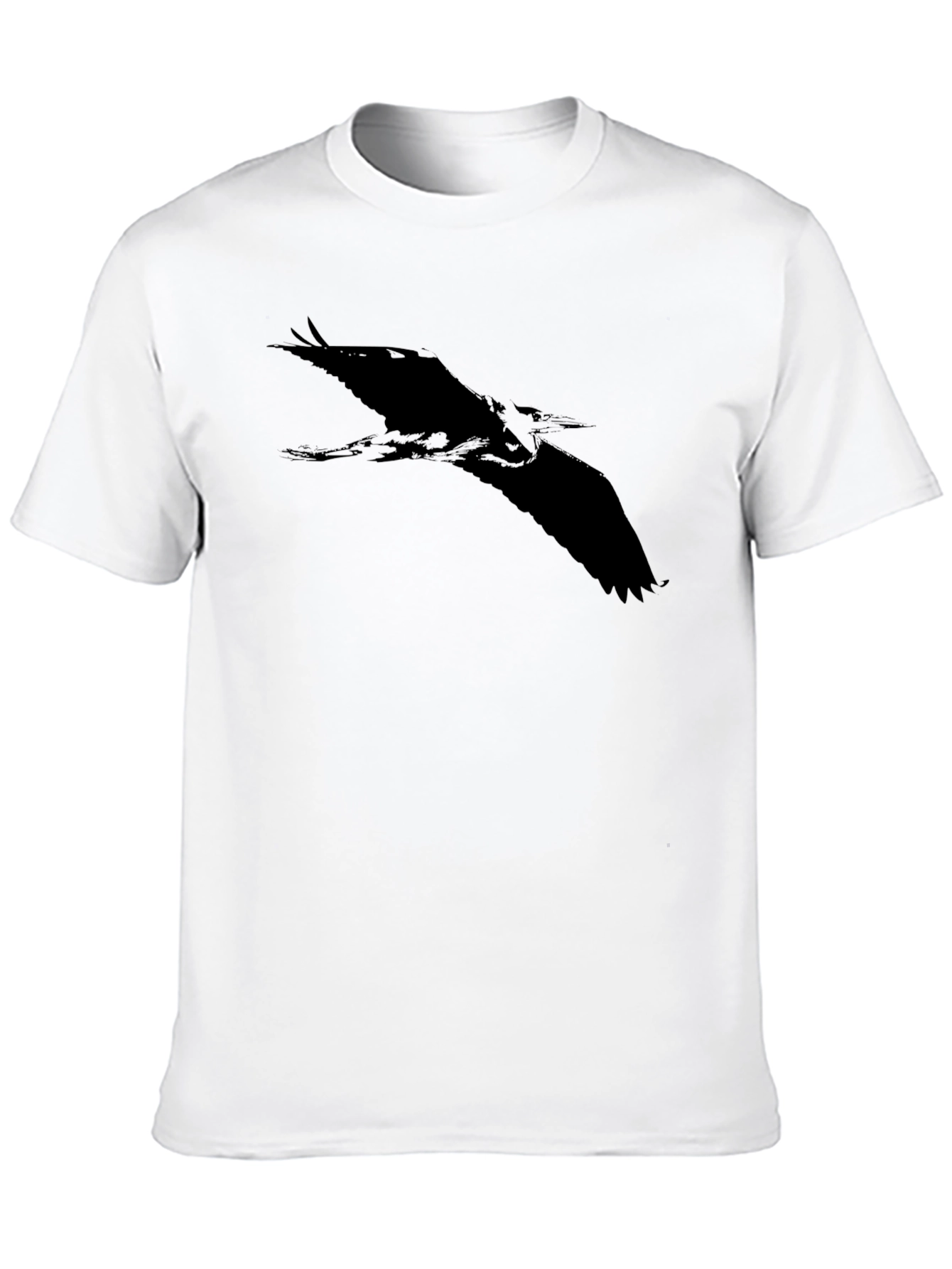 Black Heron Graphic Tee - Mens Short Sleeve