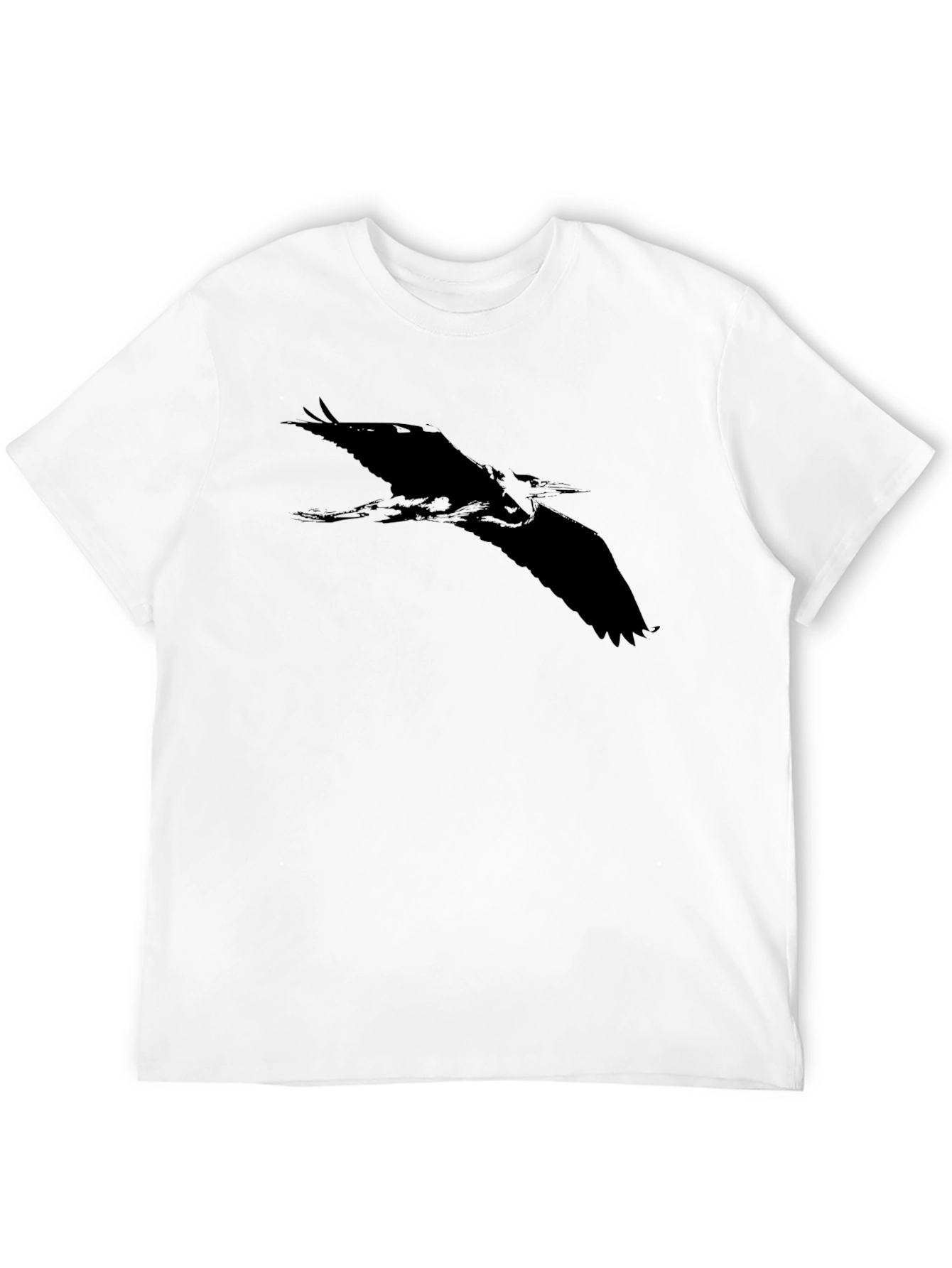 Black Heron Graphic Tee - Mens Short Sleeve