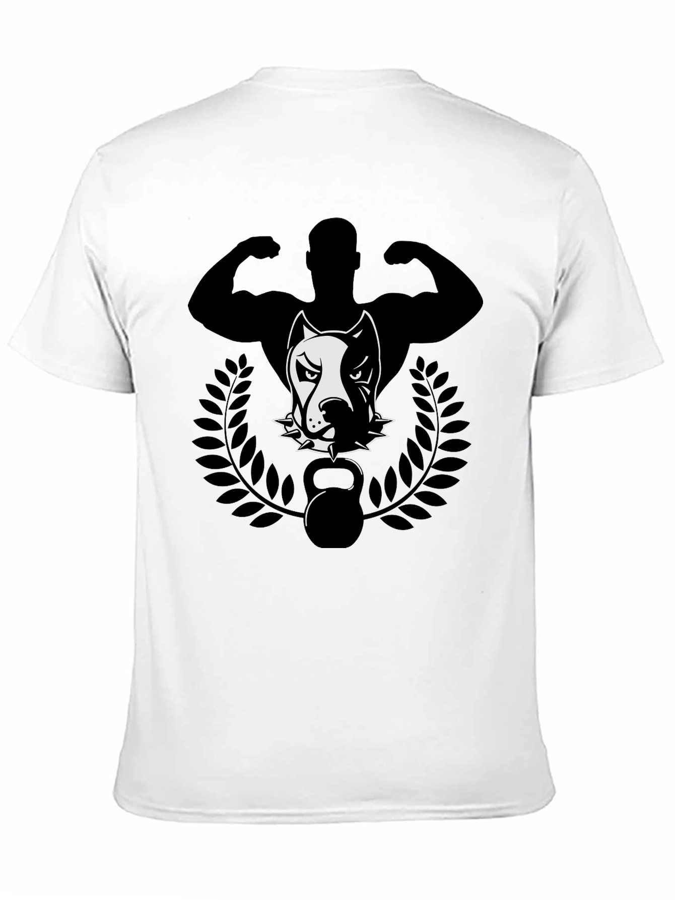 Black Pitbull Strongman T-Shirt