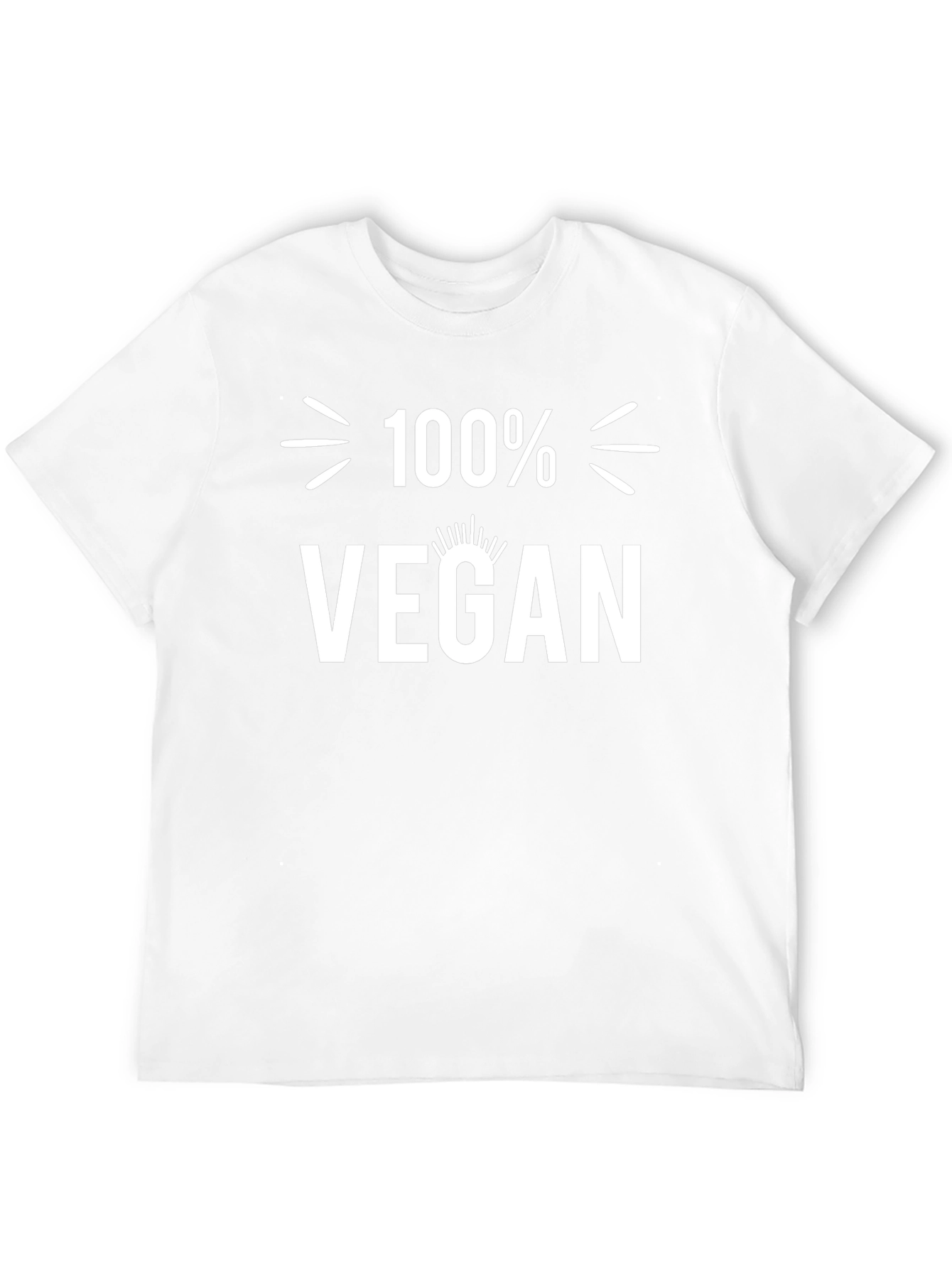 100% Vegan Black T-Shirt