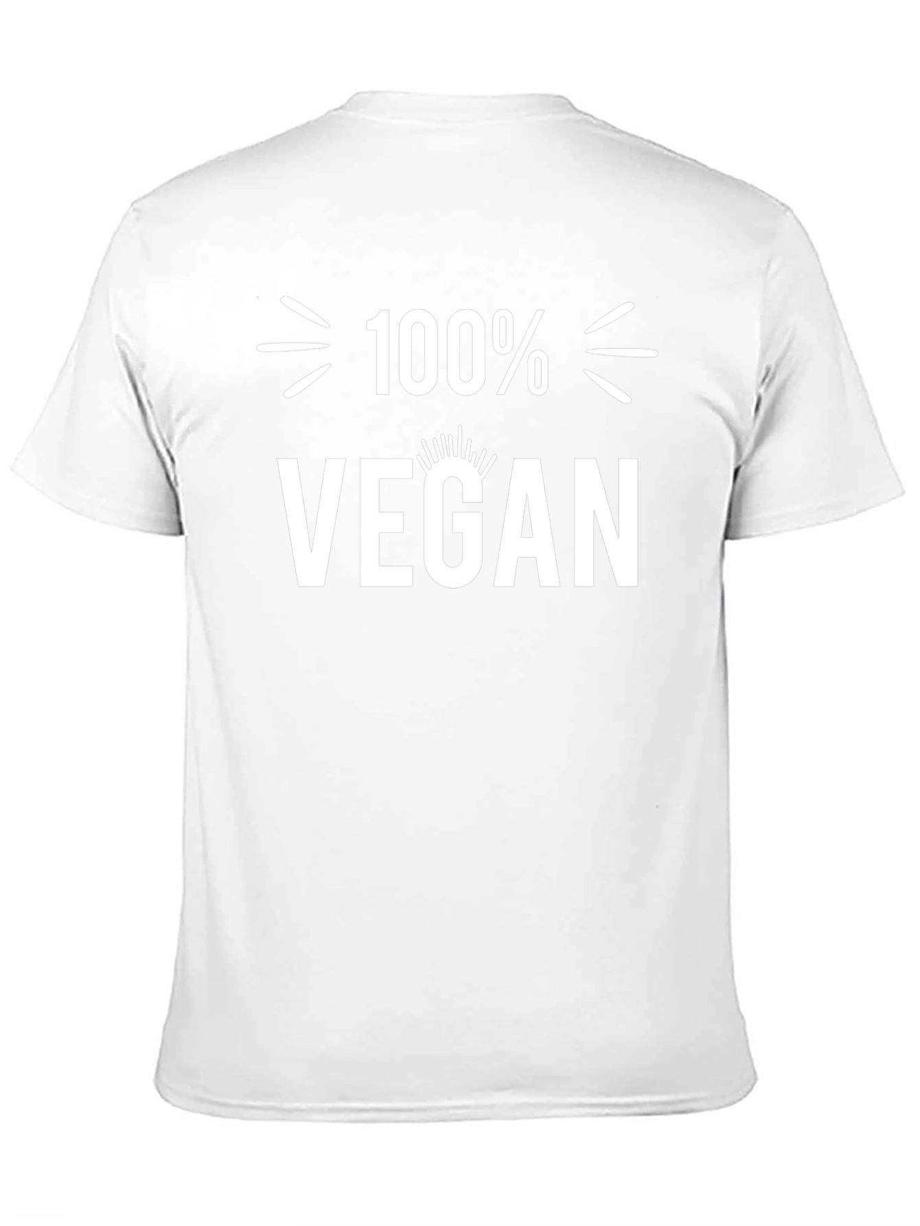 100% Vegan Black T-Shirt