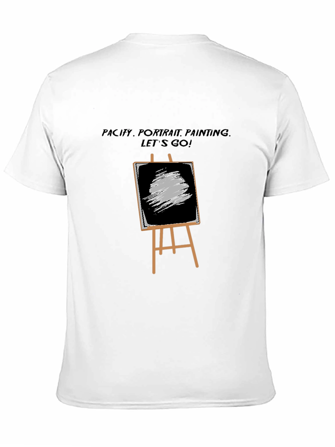 Painters Easel T-Shirt - Artistic Design