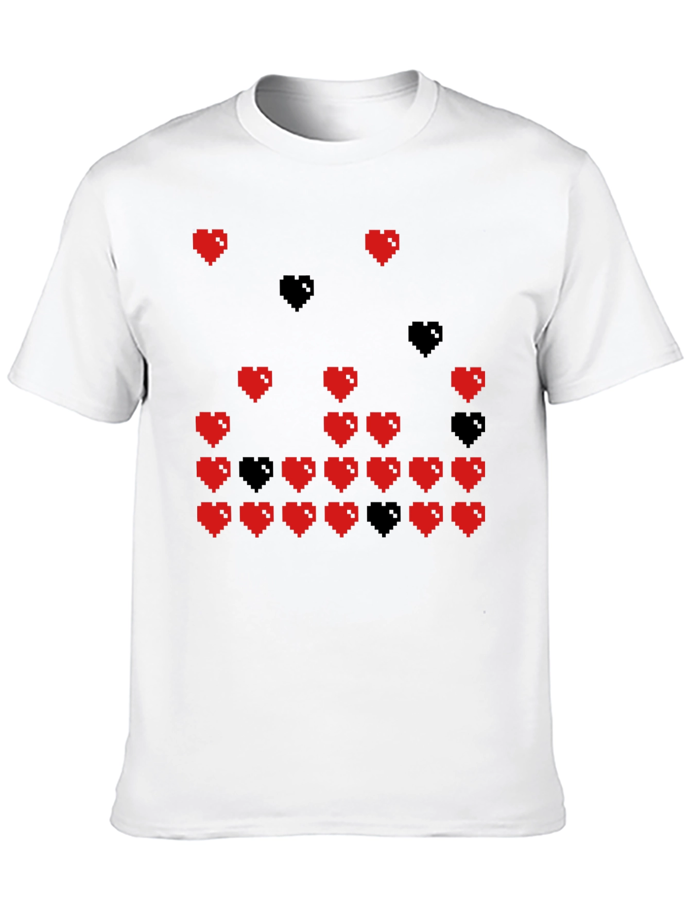 Pixel Heart Graphic T-Shirt - Gamer Tee