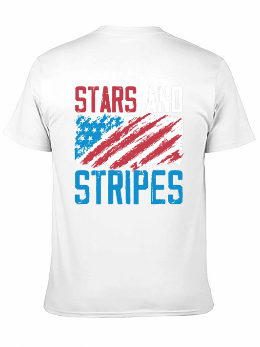 Stars and Stripes Graphic T-Shirt