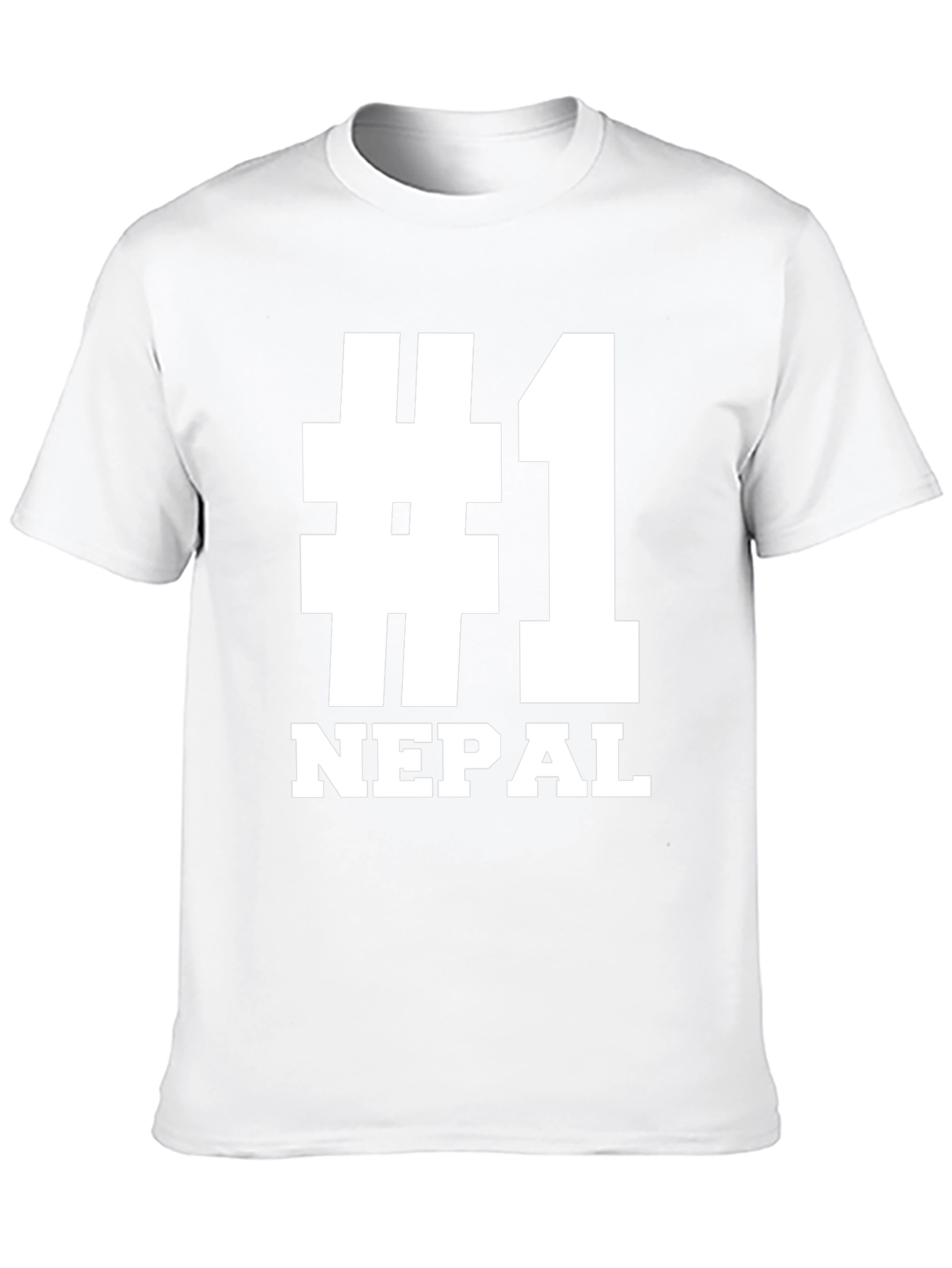 #1 Nepal T-Shirt - Black Graphic Tee