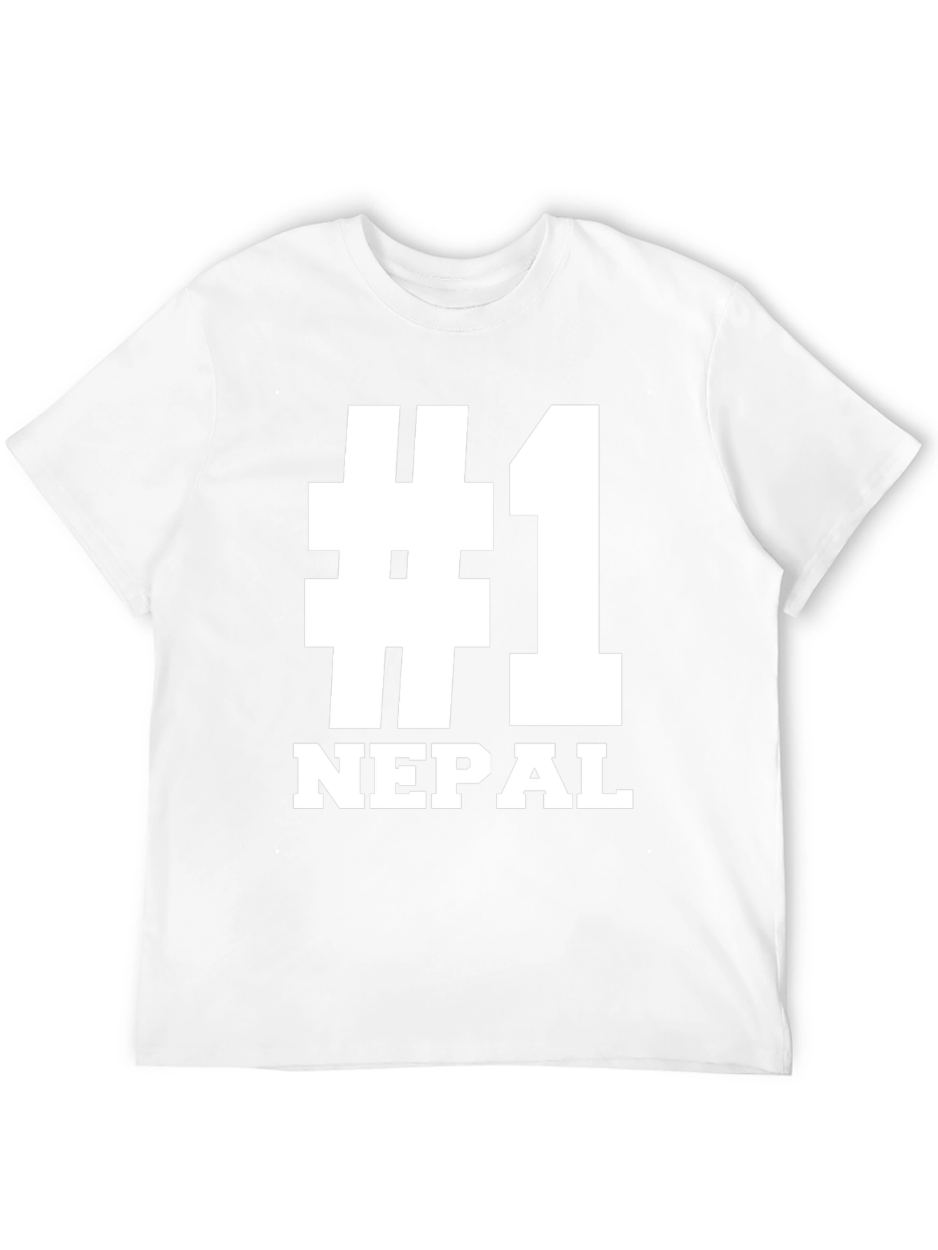 #1 Nepal T-Shirt - Black Graphic Tee
