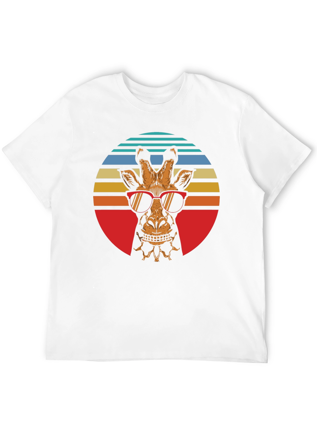 Cool Giraffe Retro Graphic Tee