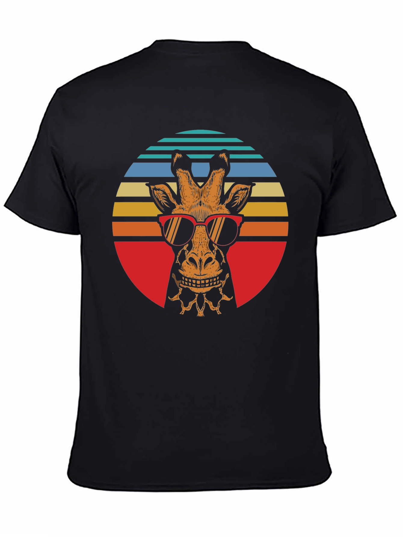 Cool Giraffe Retro Graphic Tee