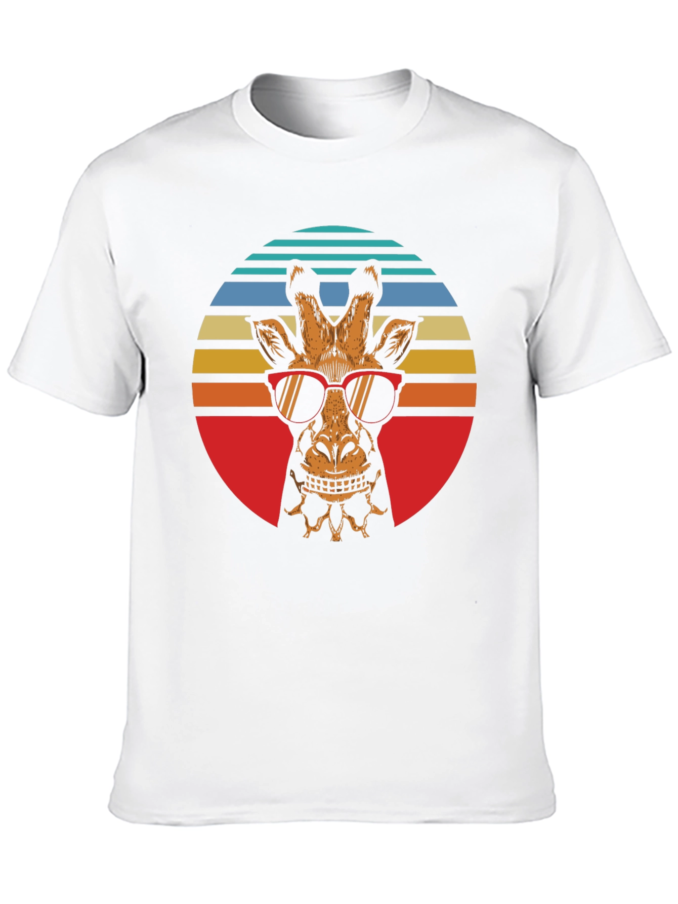Cool Giraffe Retro Graphic Tee