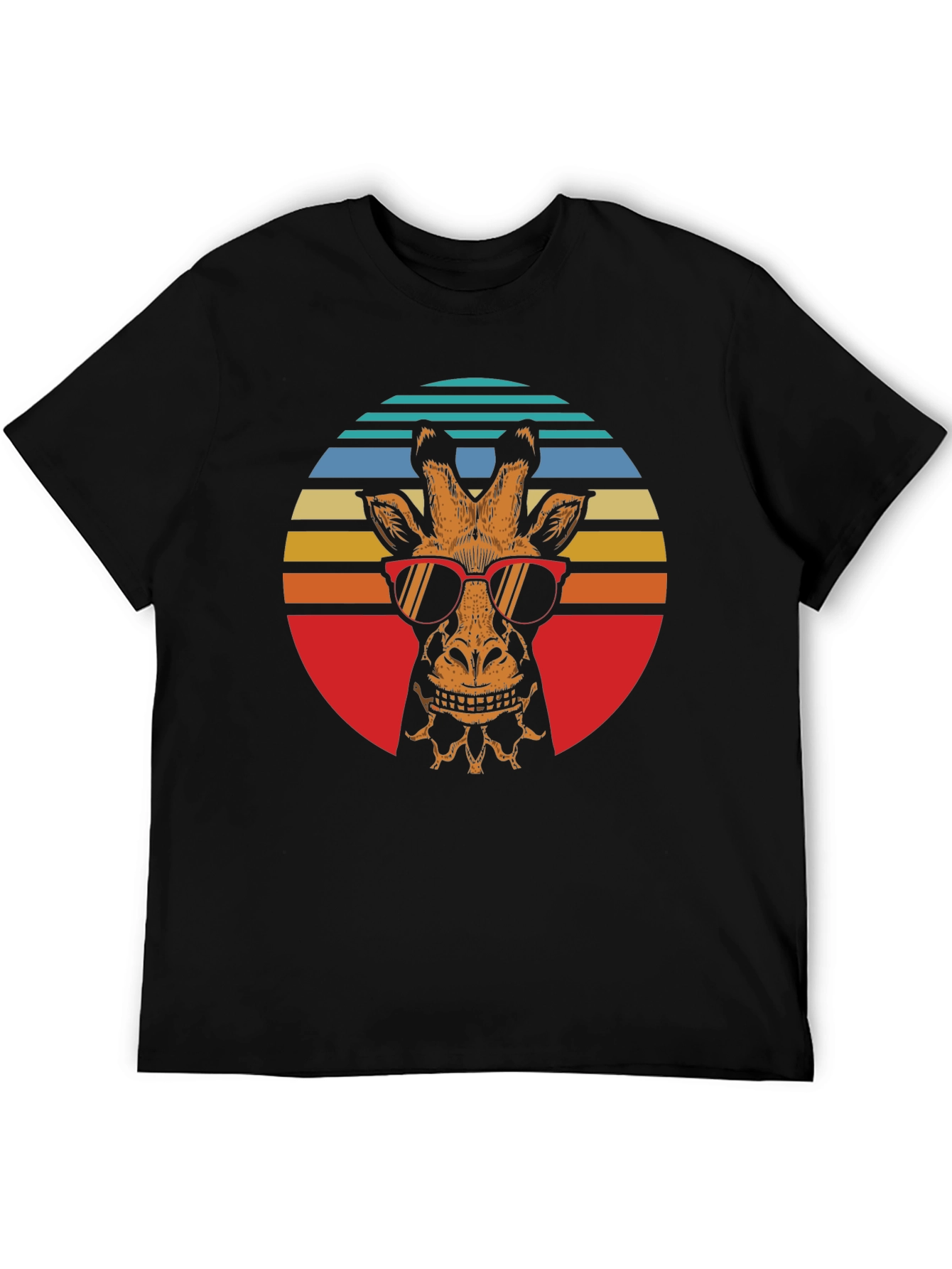 Cool Giraffe Retro Graphic Tee