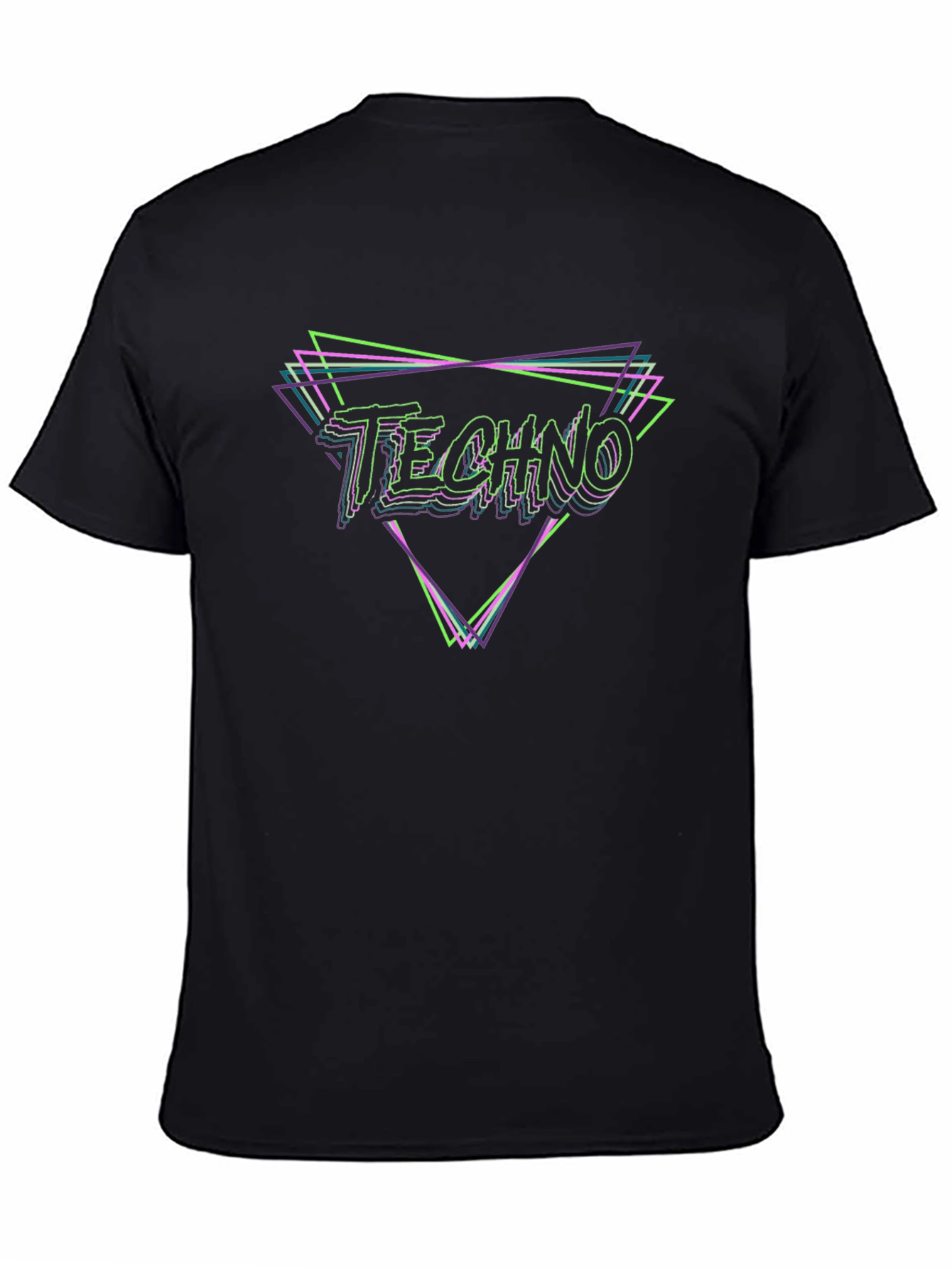 Techno Graphic T-Shirt - Retro Style