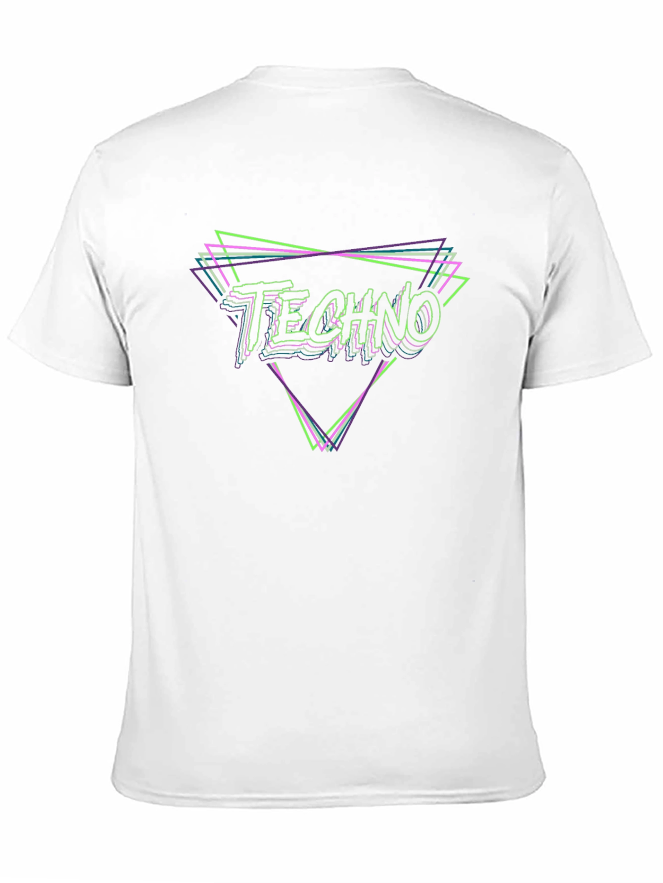 Techno Graphic T-Shirt - Retro Style