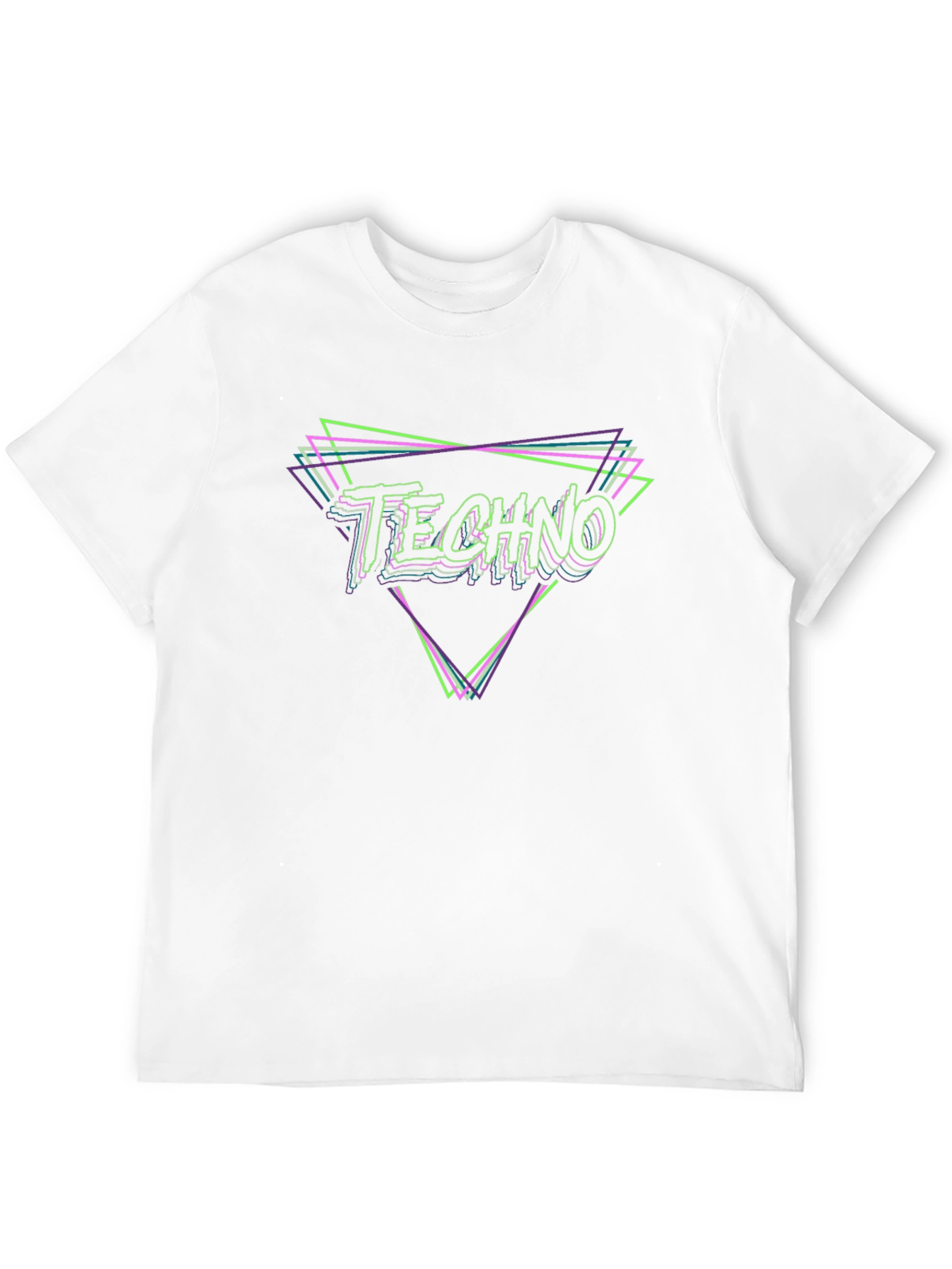 Techno Graphic T-Shirt - Retro Style