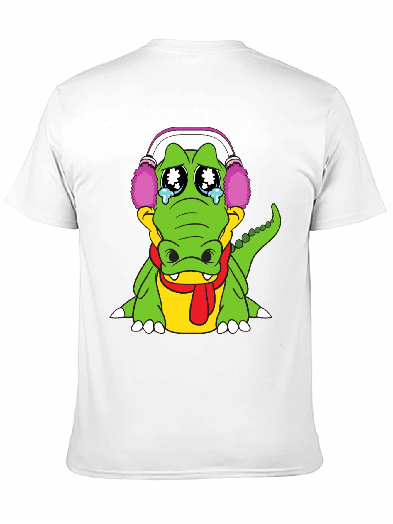 Sad Alligator Black T-Shirt
