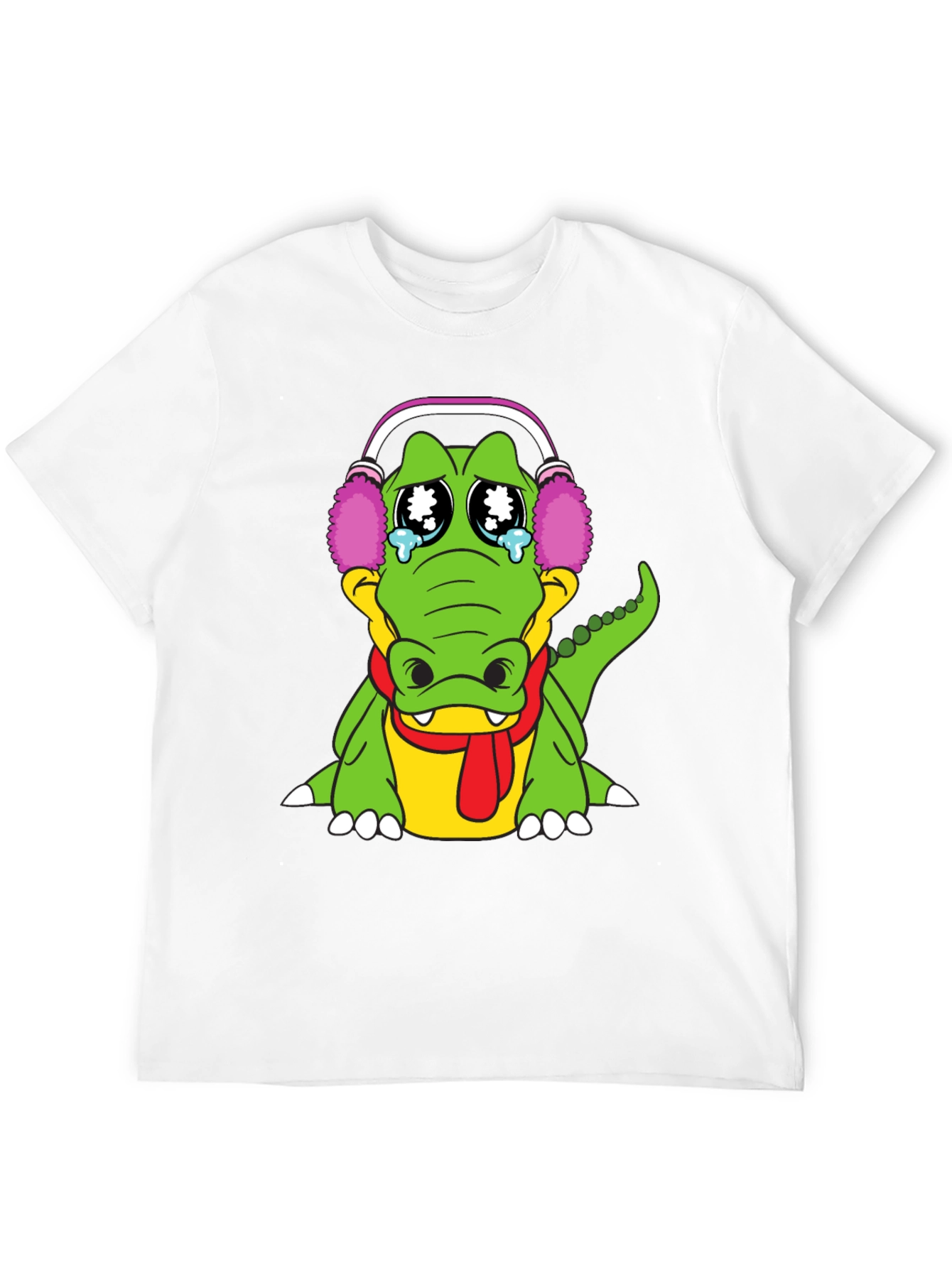 Sad Alligator Black T-Shirt