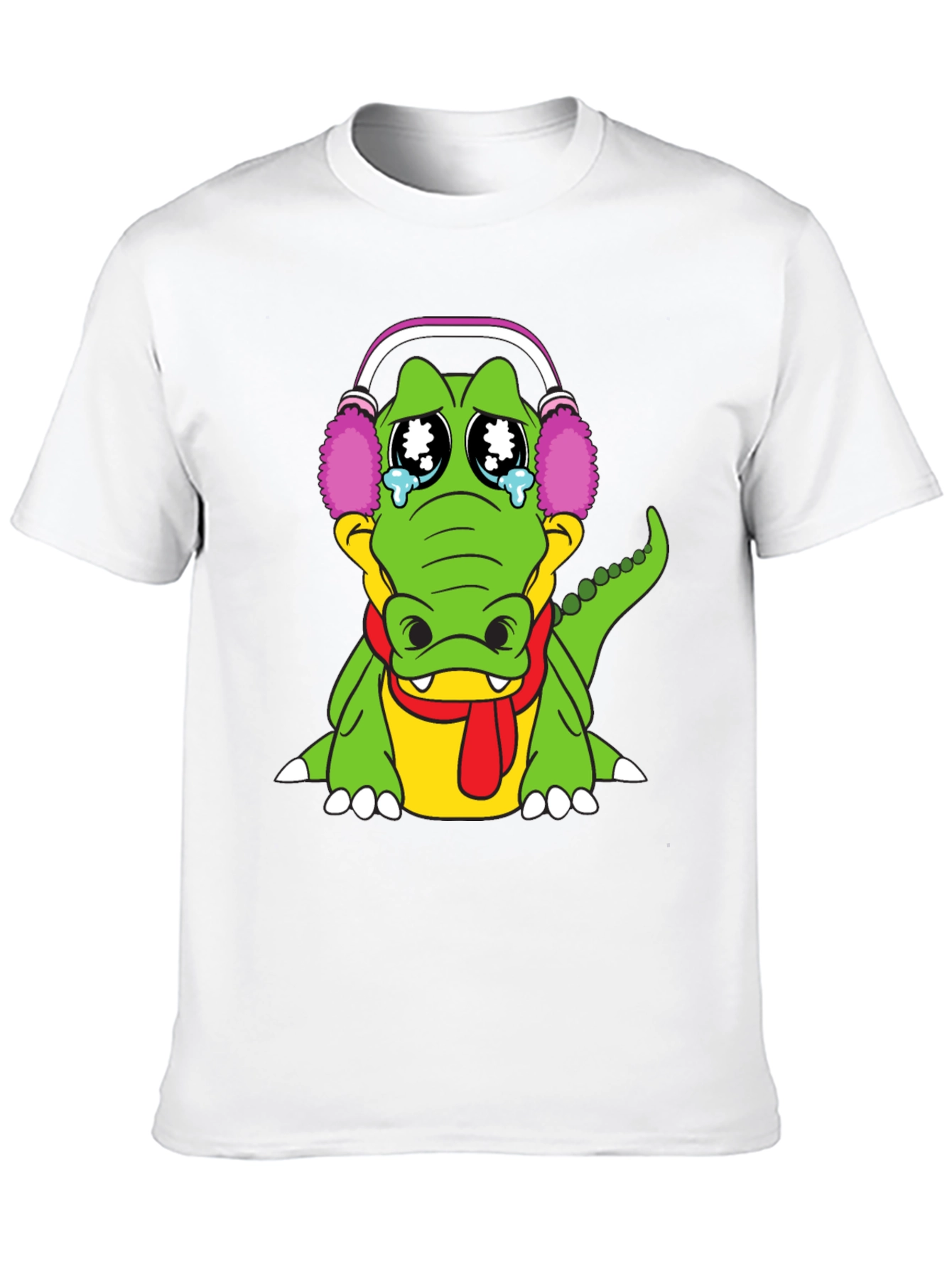 Sad Alligator Black T-Shirt