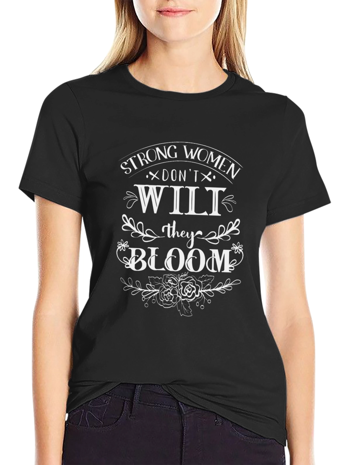 Strong Women Bloom Graphic Tee