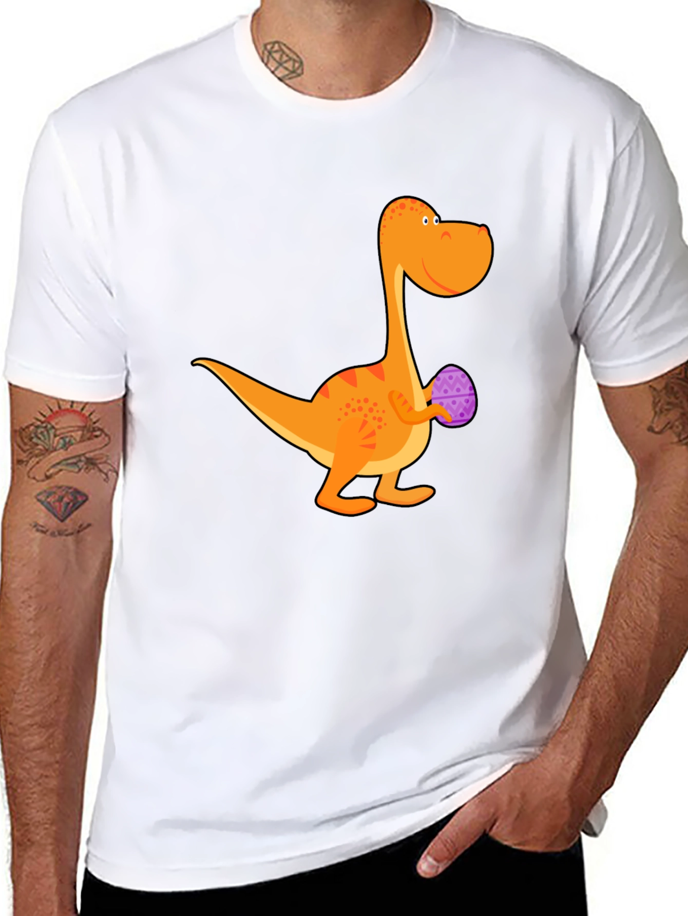 Dino Easter Egg T-Shirt - Fun Holiday Tee