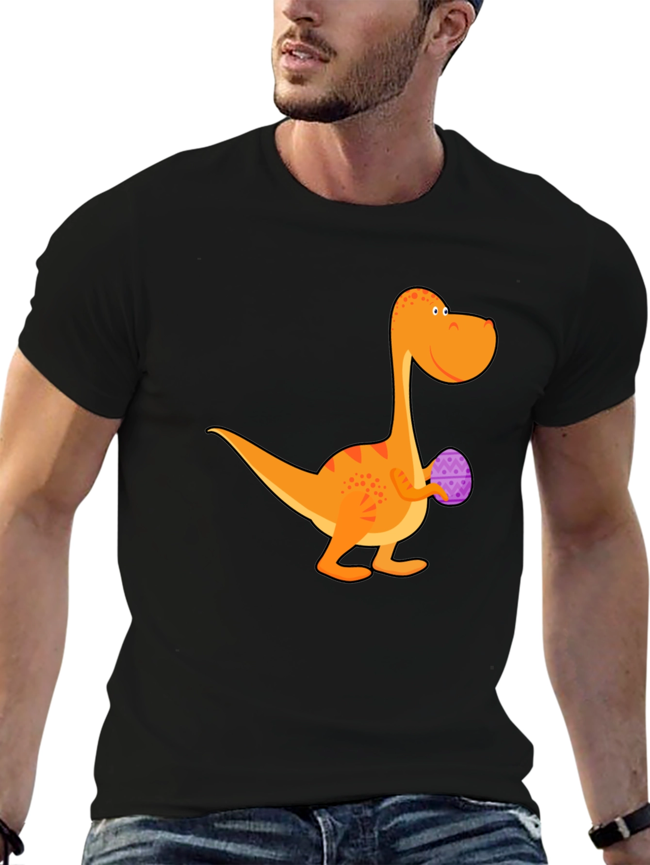 Dino Easter Egg T-Shirt - Fun Holiday Tee