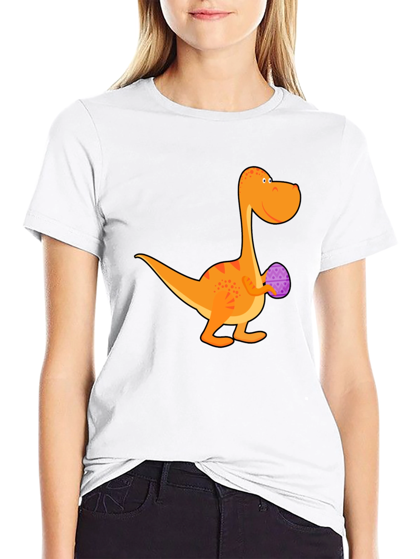 Dino Easter Egg T-Shirt - Fun Holiday Tee