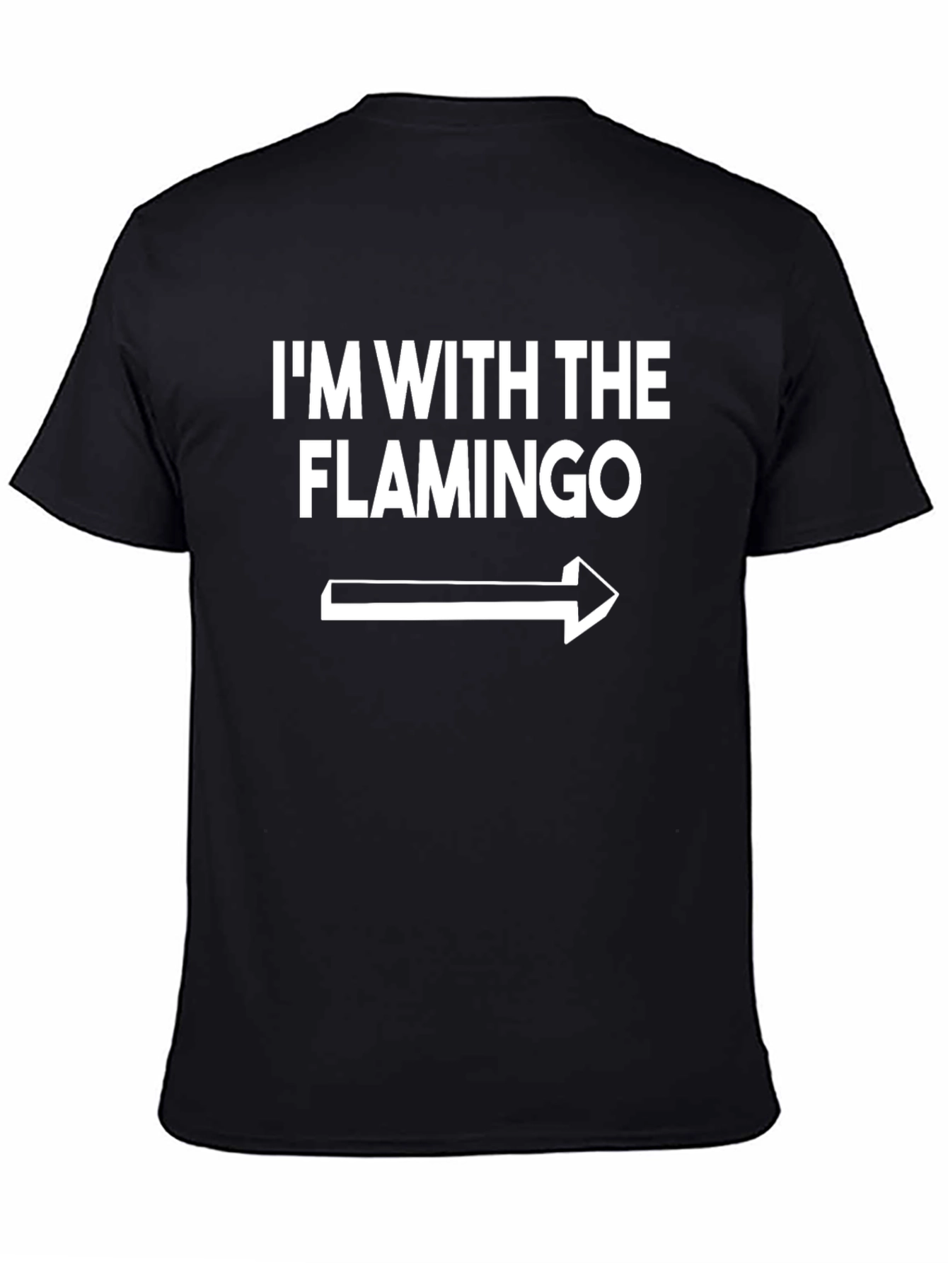 Im With The Flamingo T-Shirt - Funny Graphic Tee