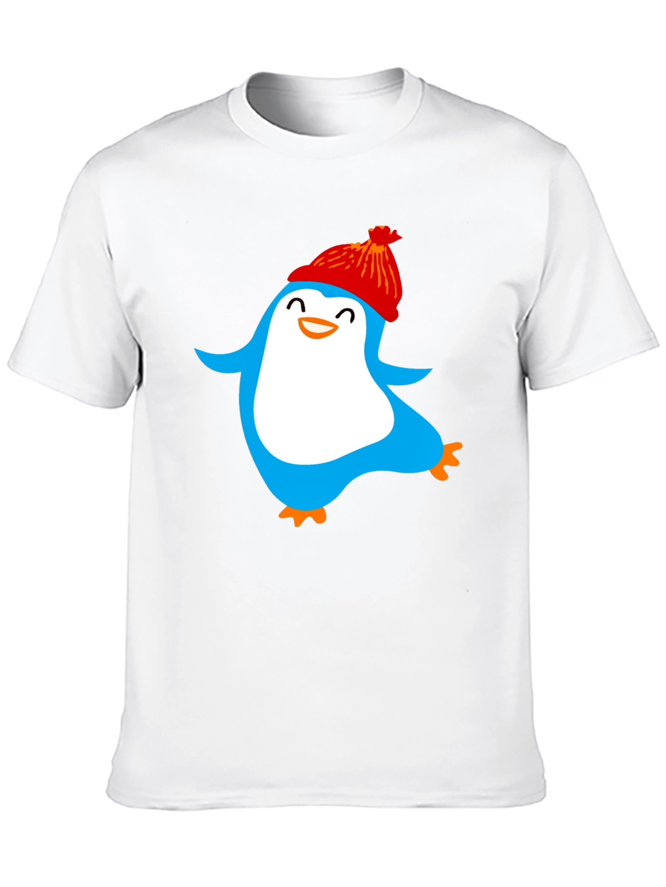 Fun Penguin Graphic Tee - Cozy Winter Style