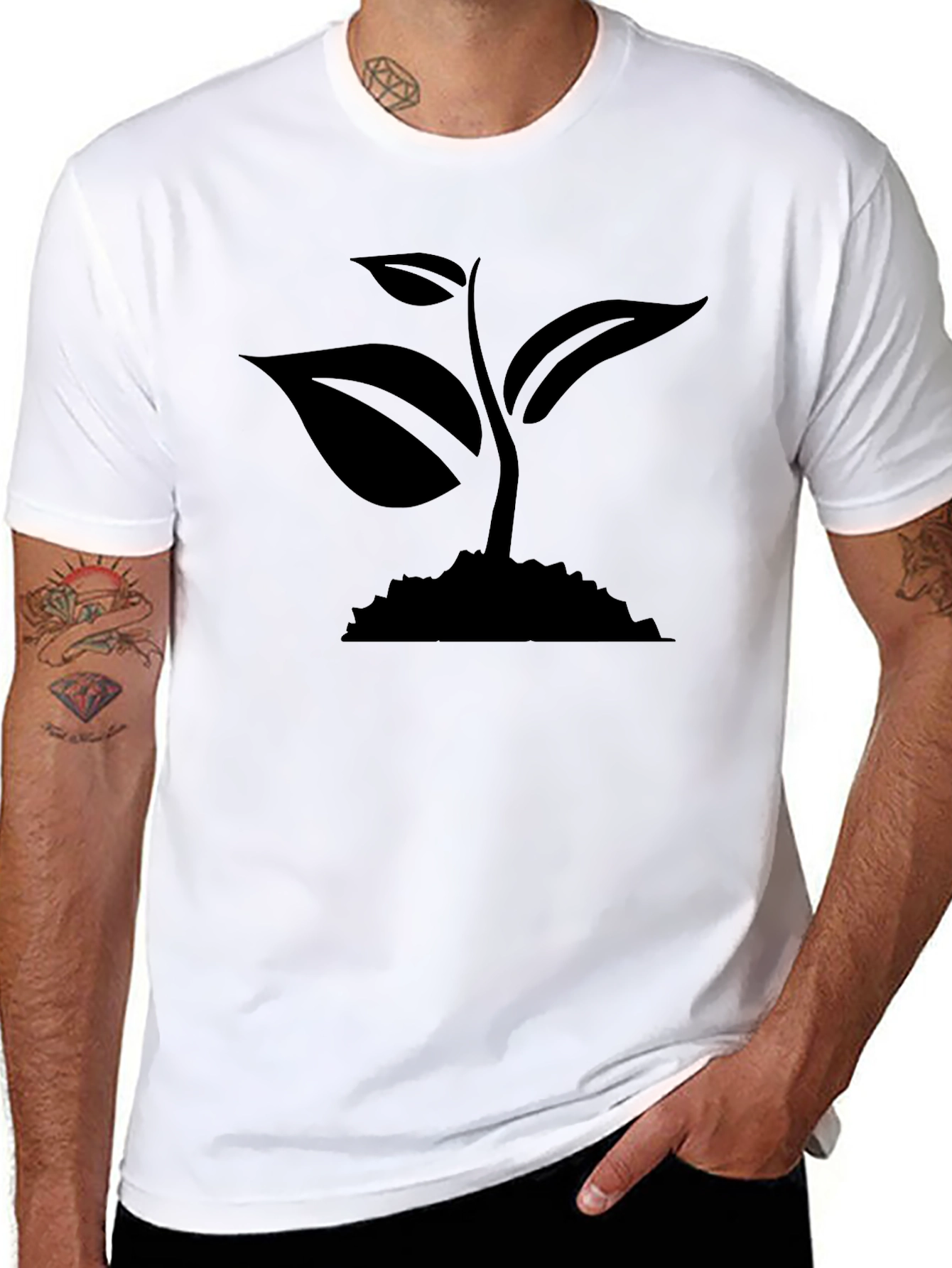 Plant Sprout Graphic Tee - Eco Friendly