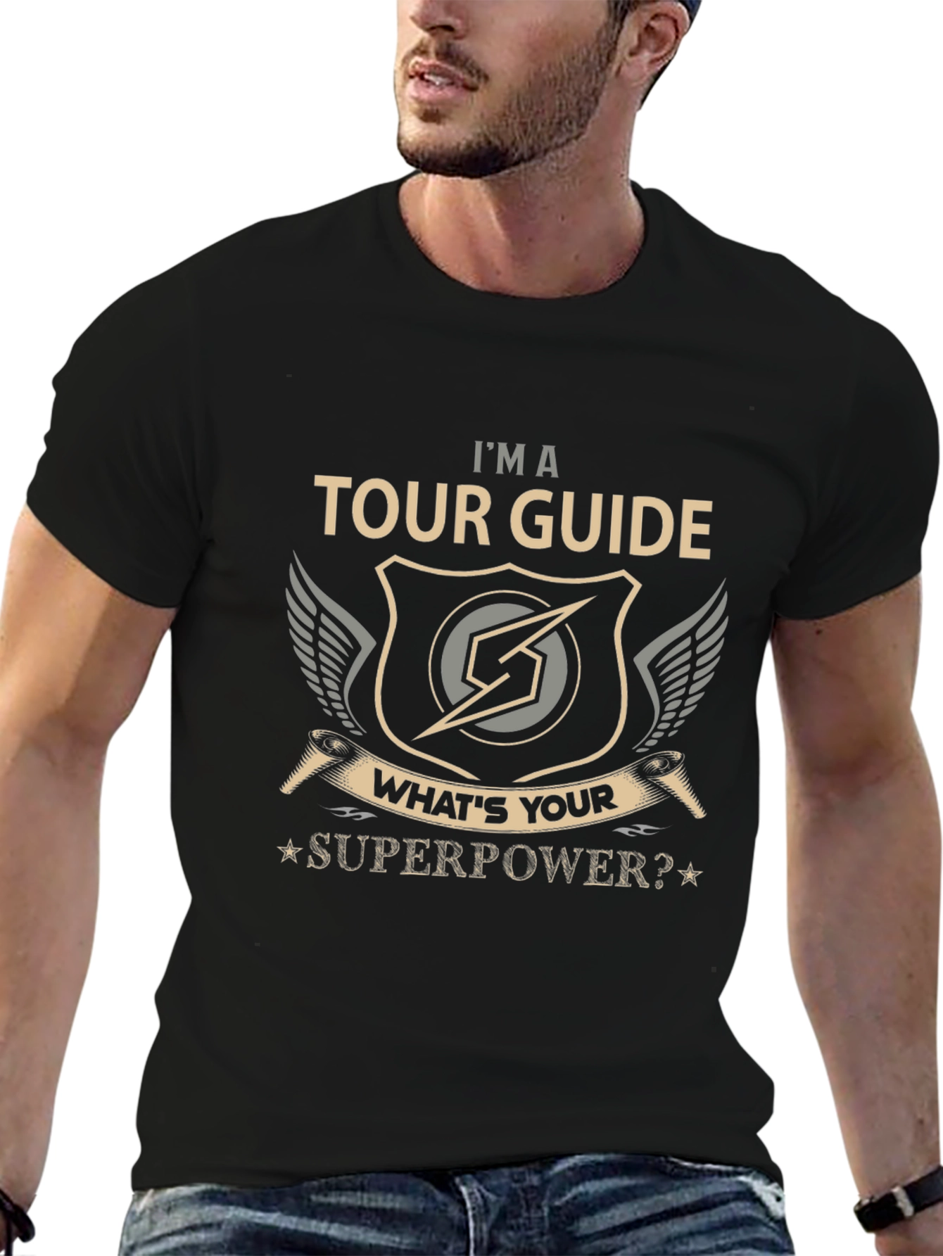 Tour Guide Superpower Graphic T-Shirt