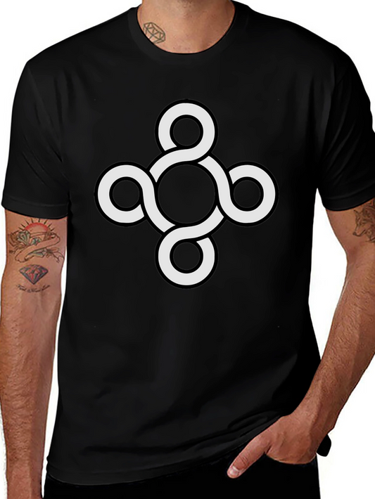 Abstract Knot T-Shirt - Stylish Graphic Tee
